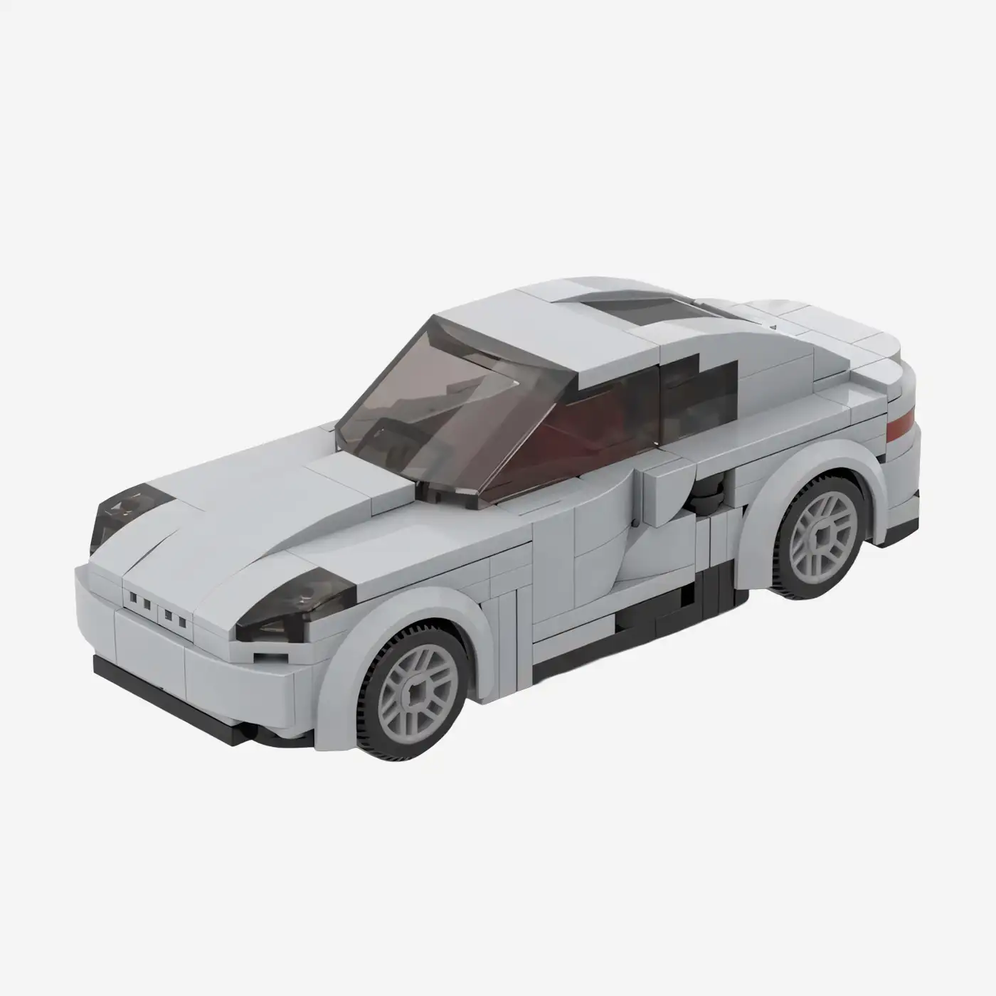 Moderner Grauer Sportwagen