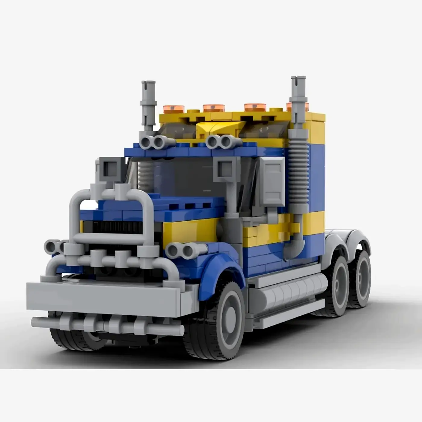 LKW mit 3 Viehanhängern