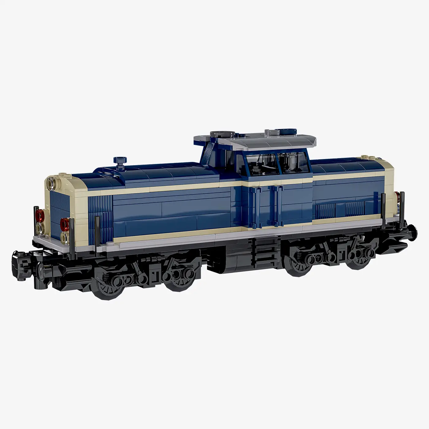 Lokomotive V100 dunkel blau(8w)