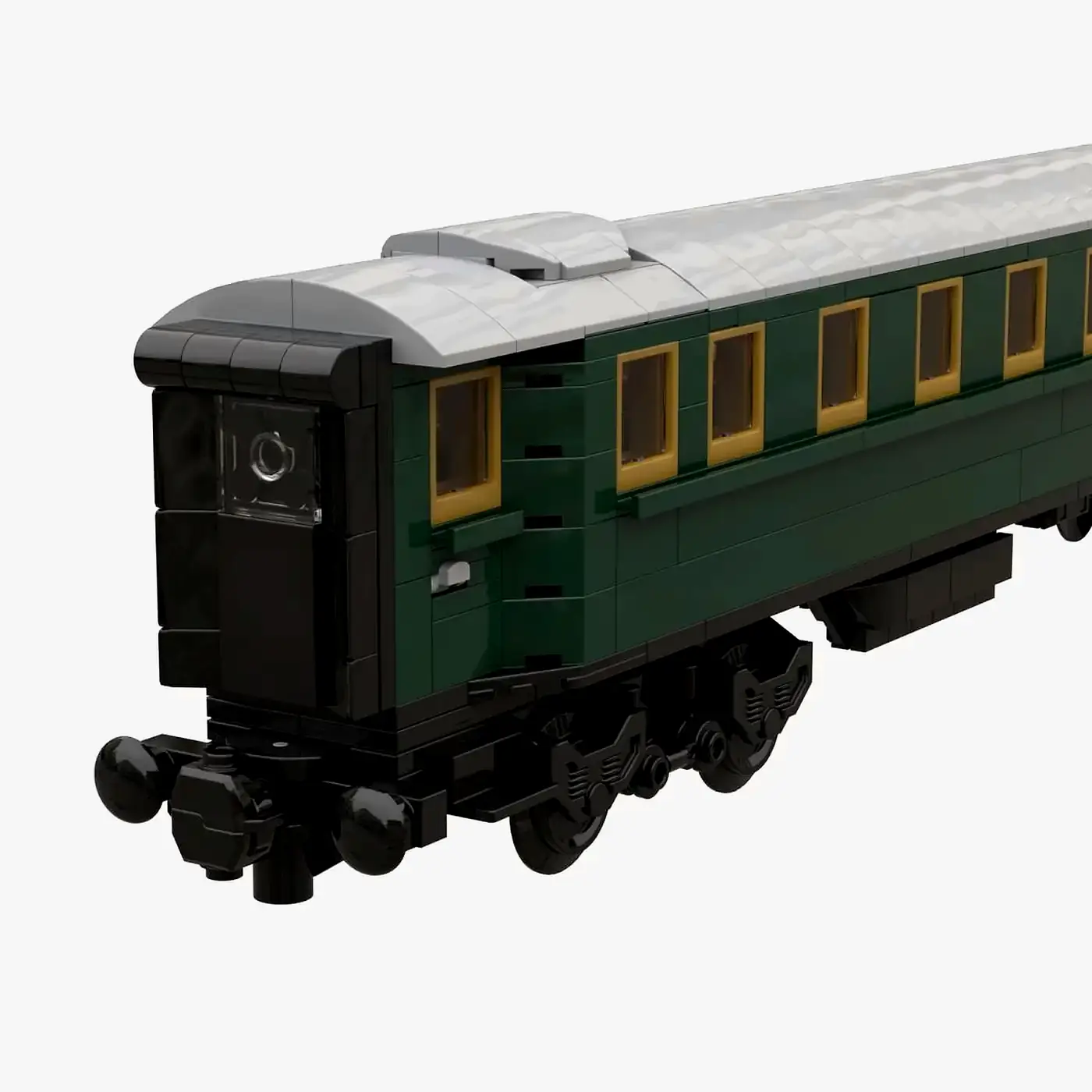 Passagierwagen dunkelgrün