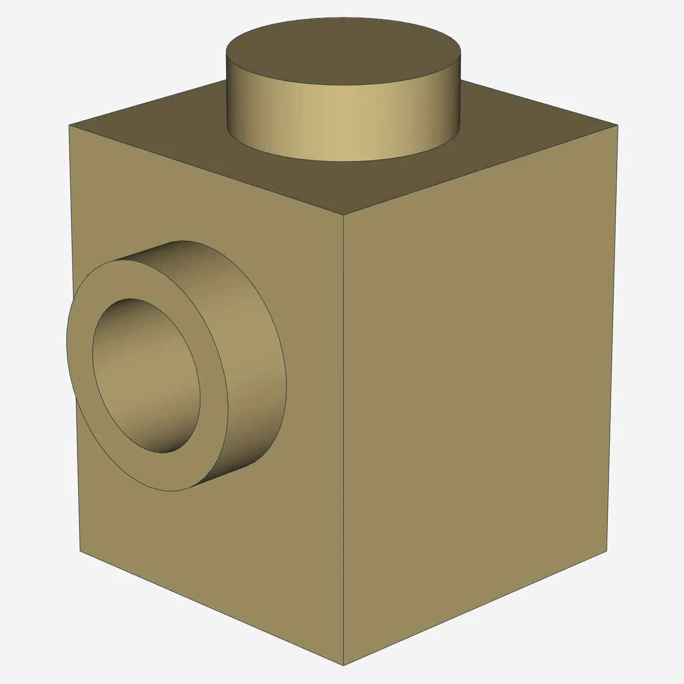 BRICK 1X1 W. 1 KNOB X 100