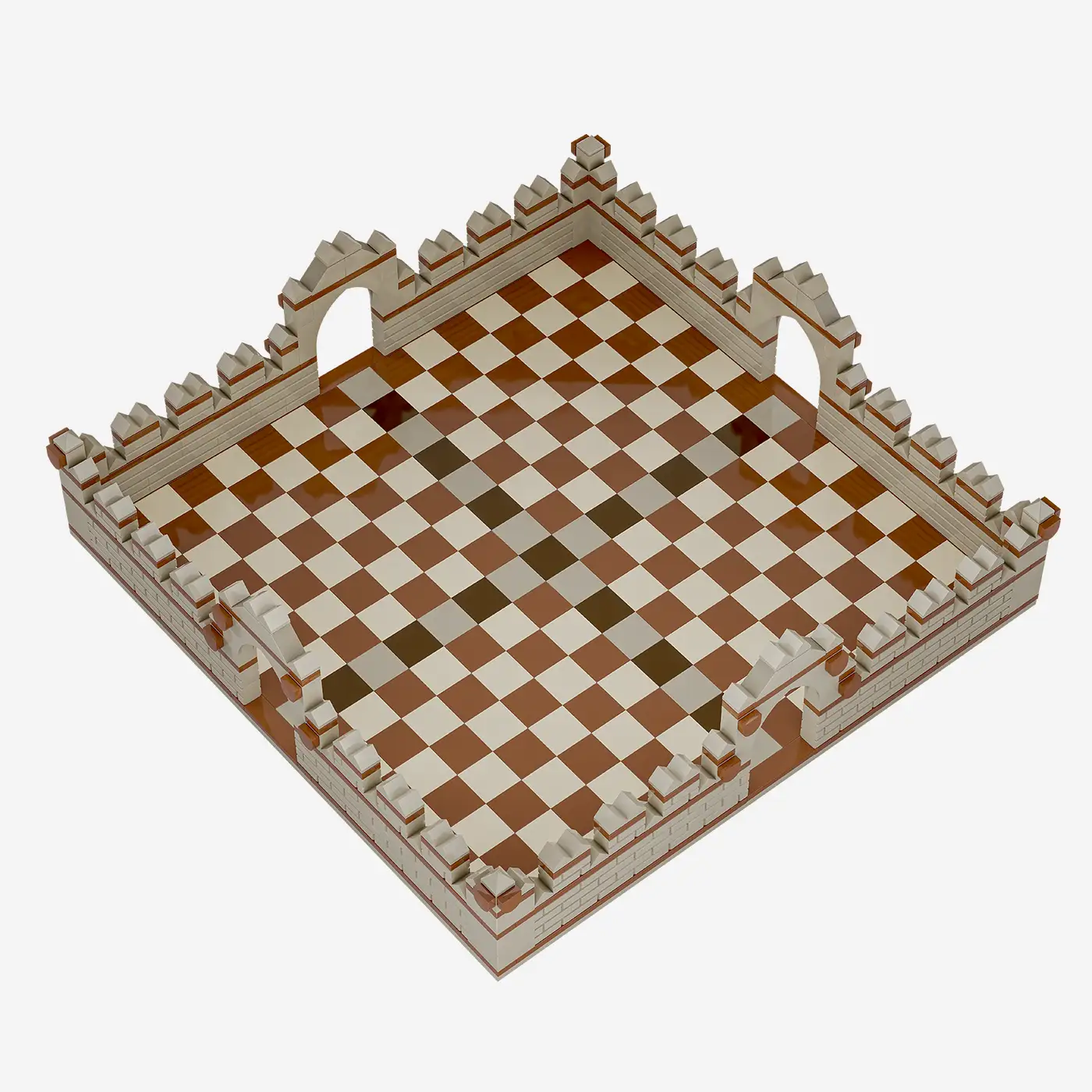 3D-Puzzle: Moated Castle