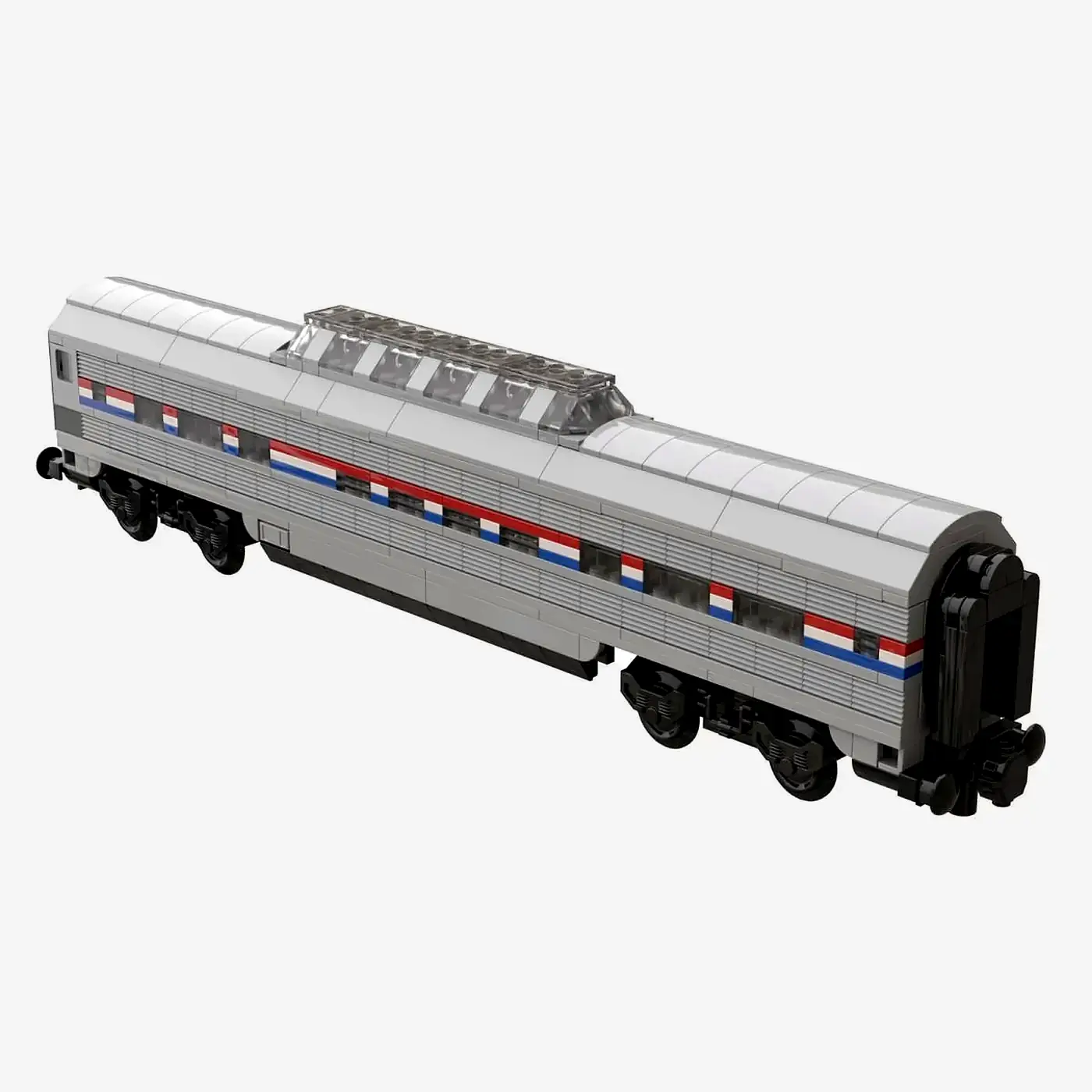 Kuppelwagen USA grau-schwarz