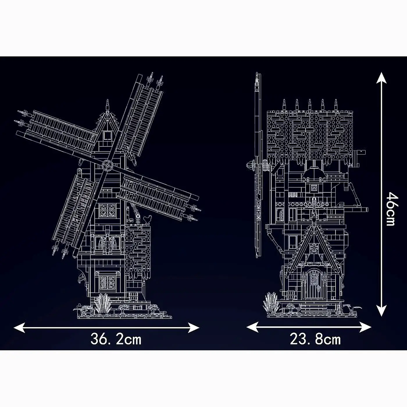 Welt im Mittelalter: Windmühle