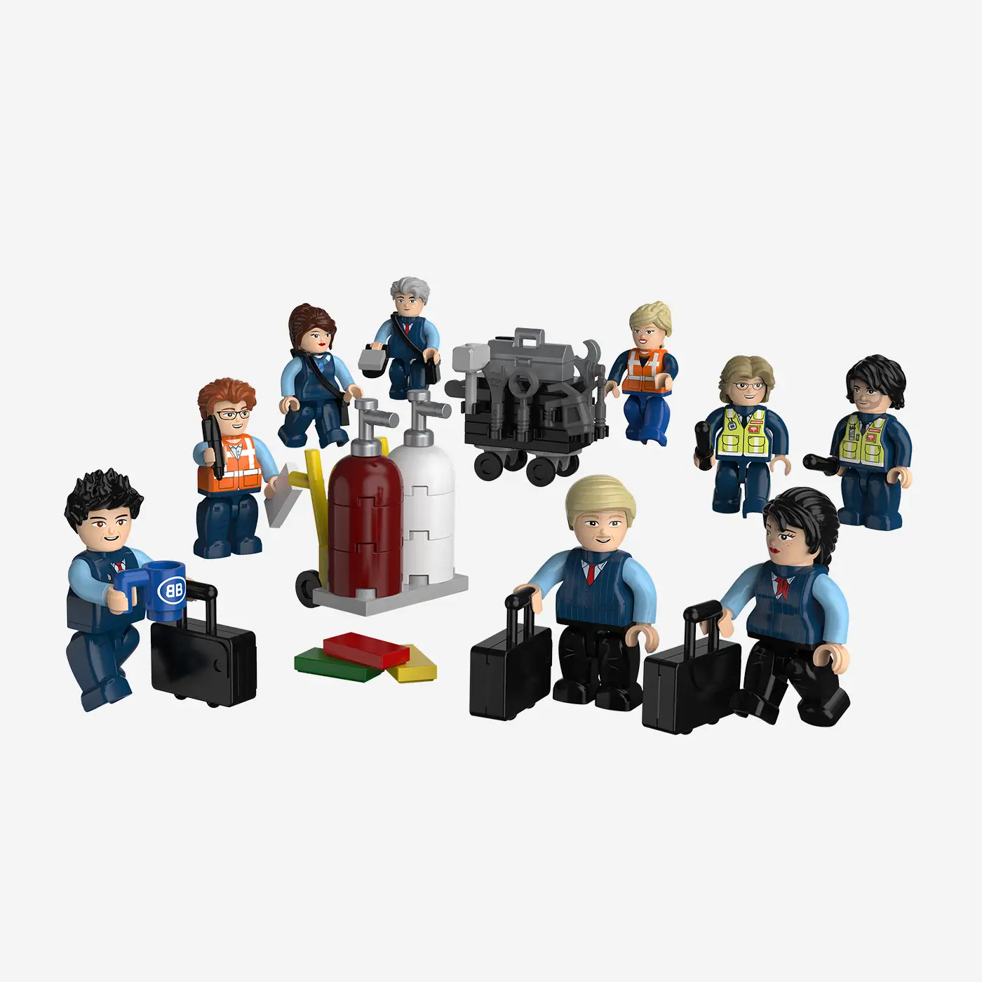 Minifigur - Bahn Personal heute