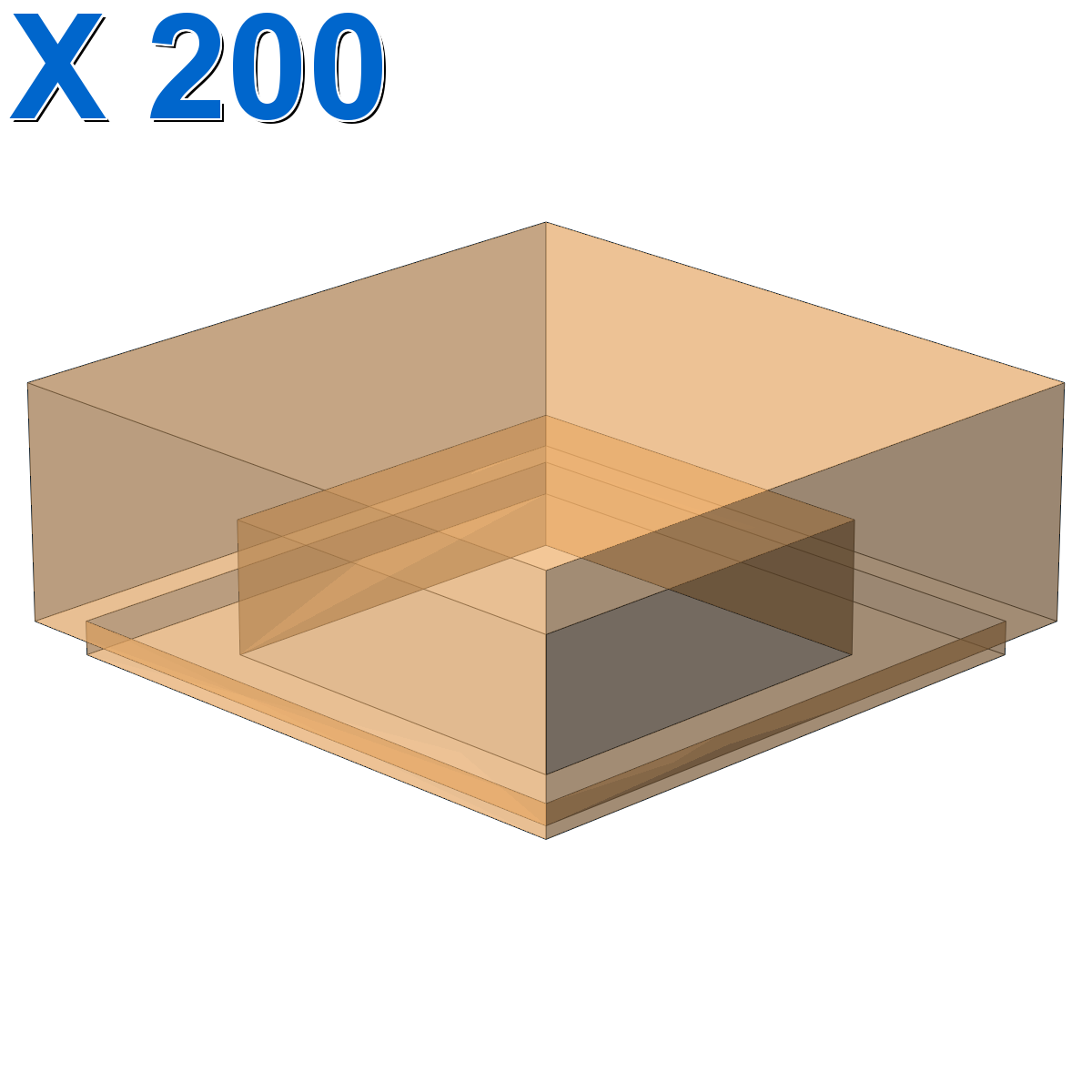 FLAT TILE 1X1 X 200