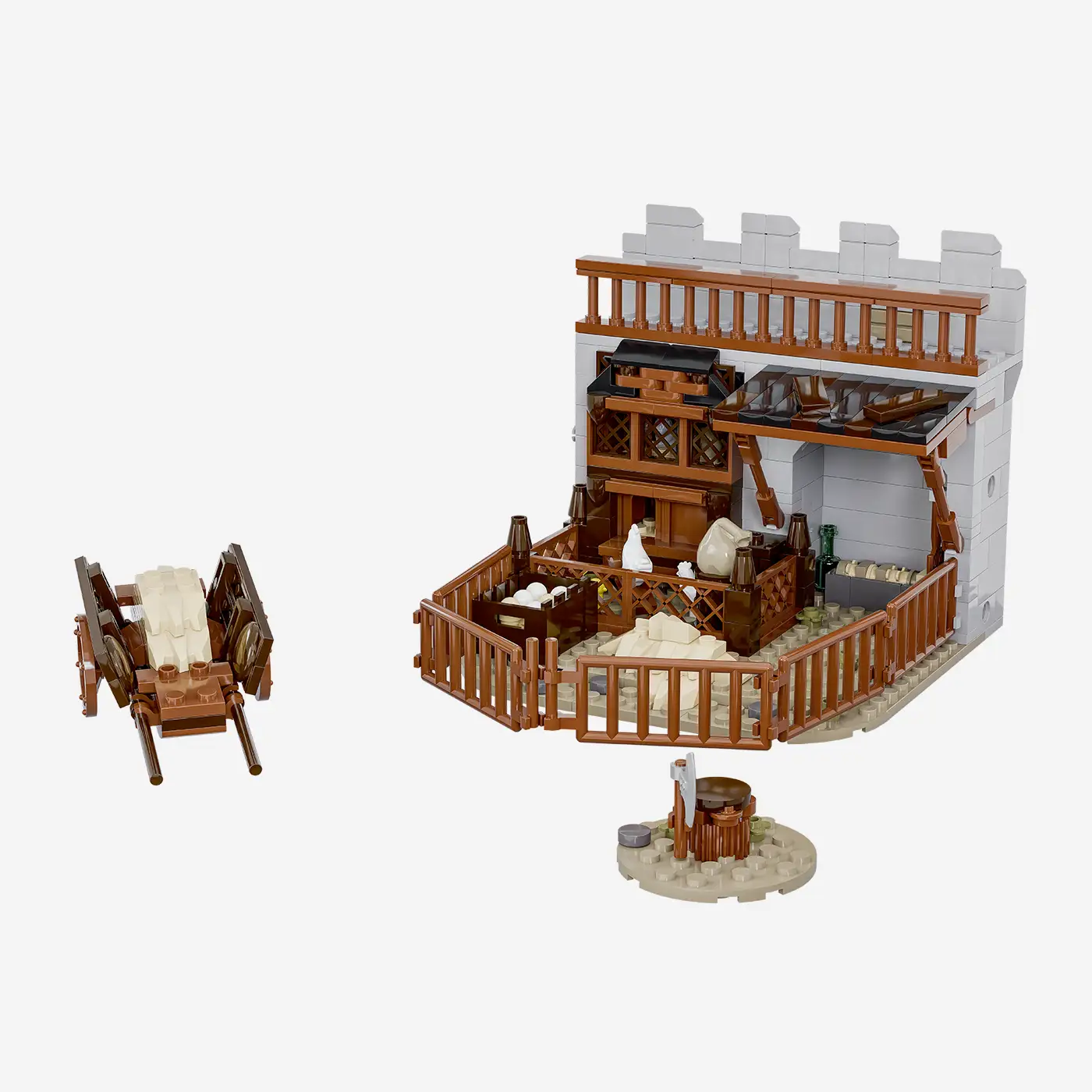 Burg Bärenfels: Tierkäfige und Gehege