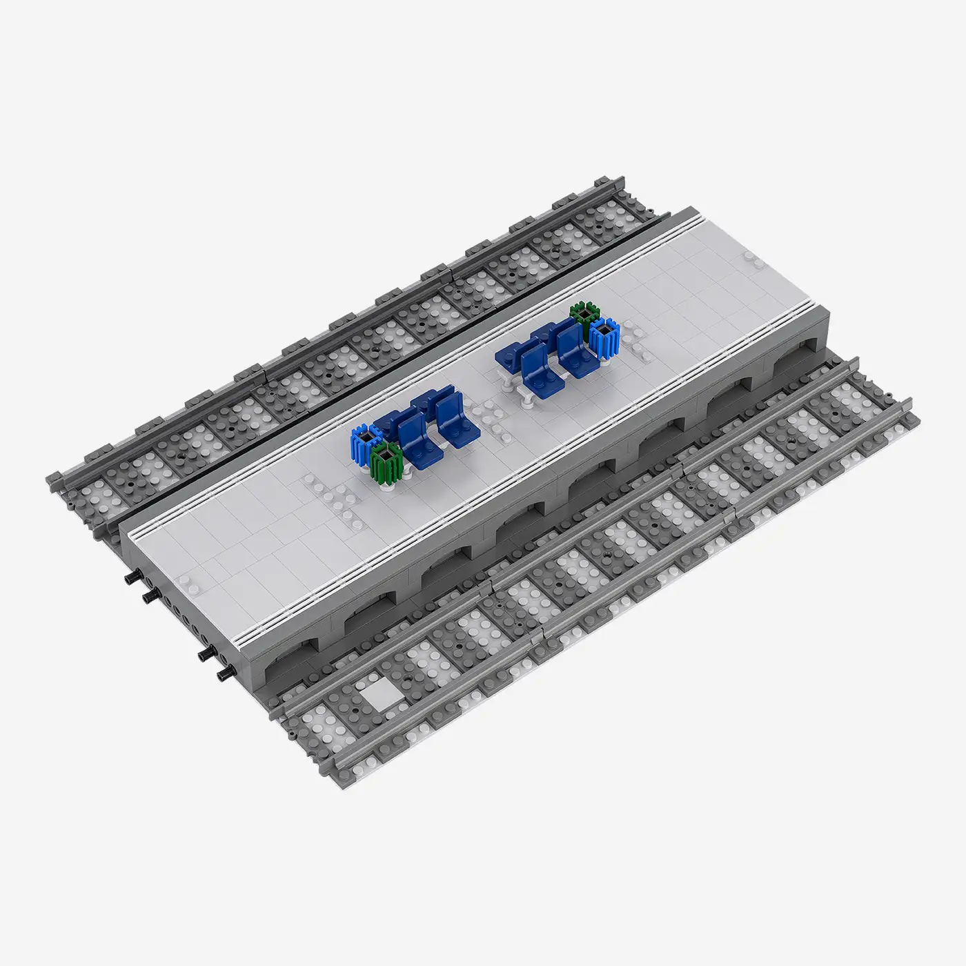 Studgart Hauptbahnhof: Breite Bahnsteige (2 in 1)