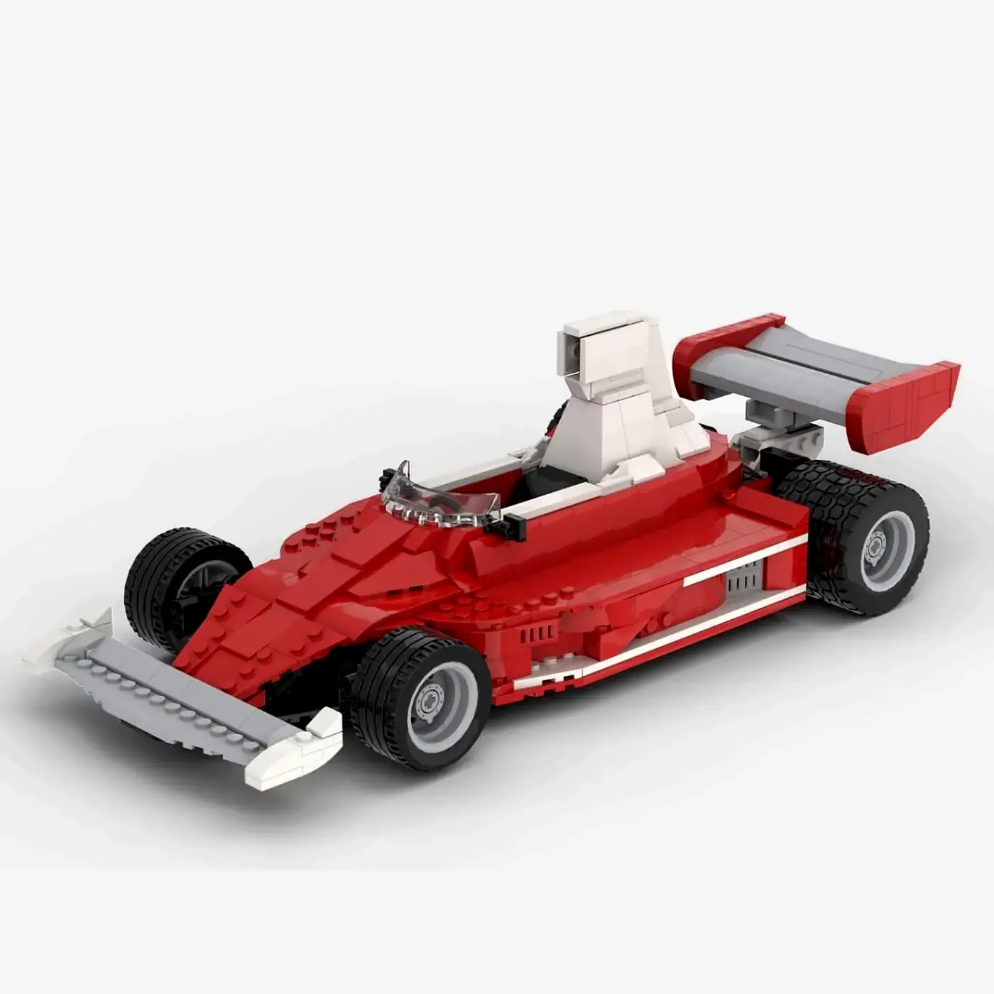 red Race Car 1975