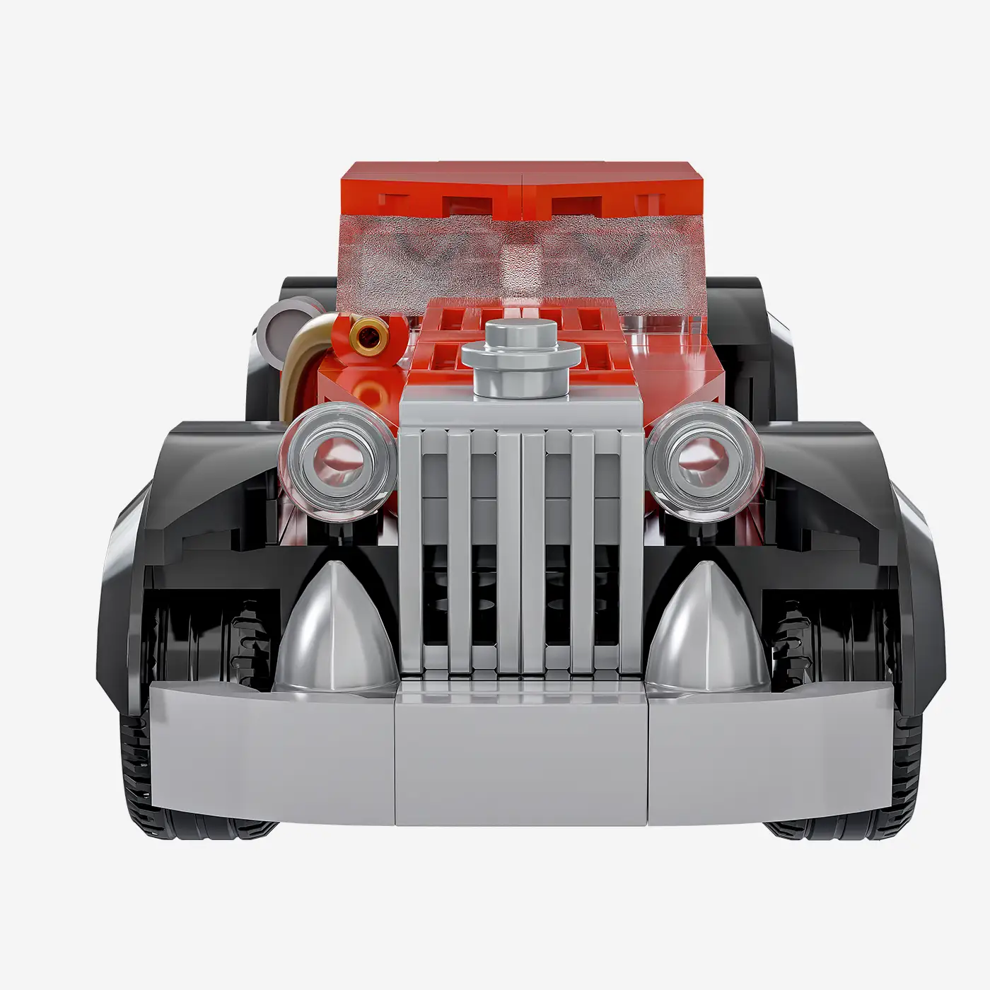 British classic car in the style of the 30s