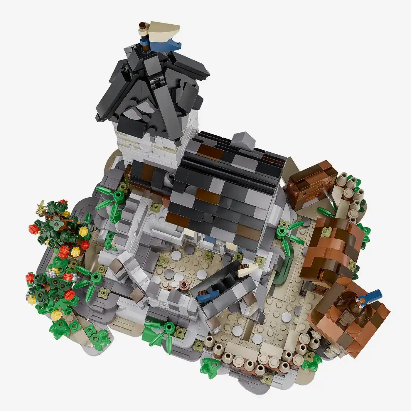 Burg Blaustein – Bergfried und Vorburg