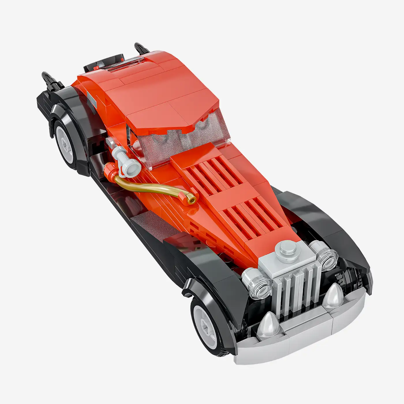 British classic car in the style of the 30s