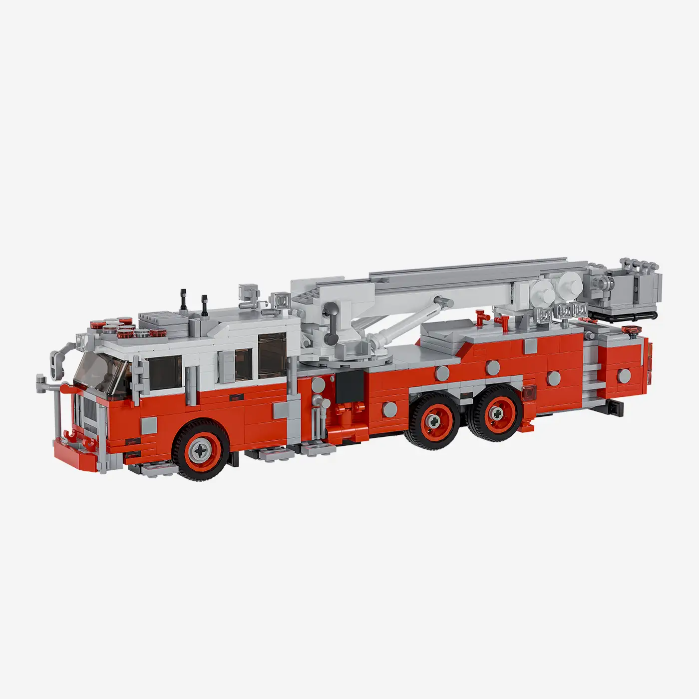 Seagrave Aerial Scope rot/weiß