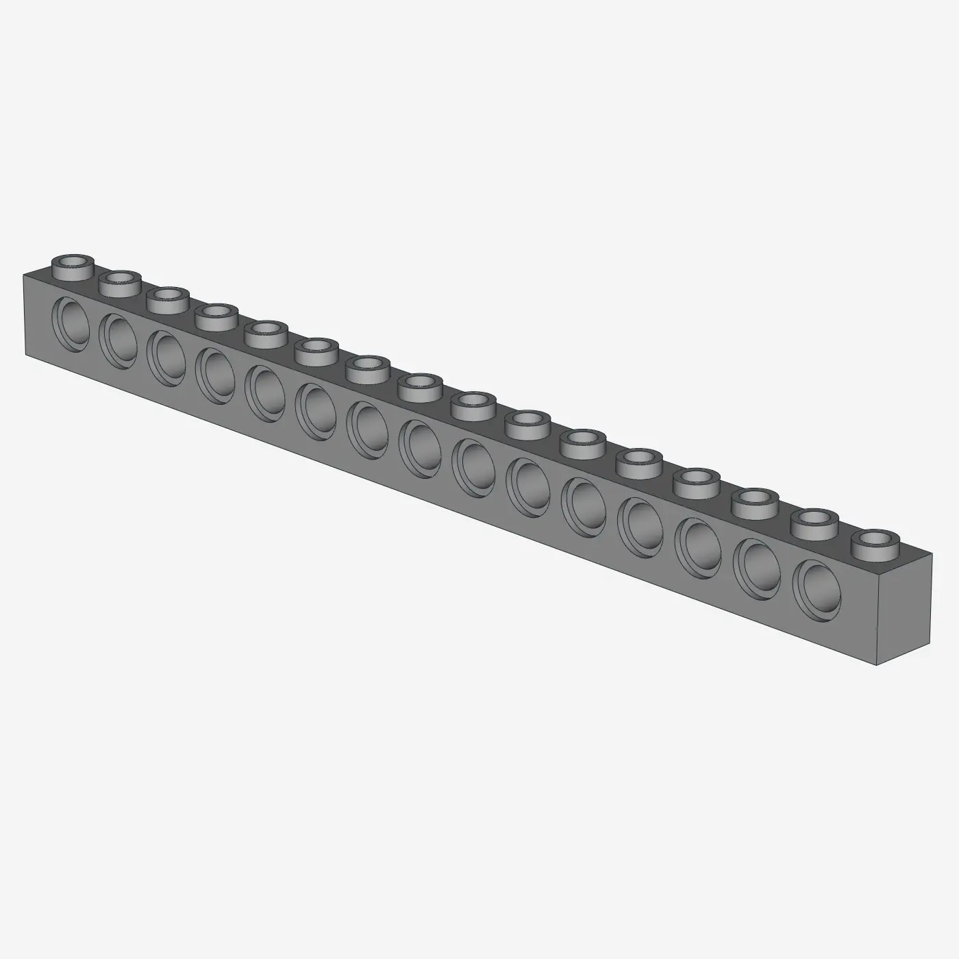 TECHNIC BRICK 1X16, Ø4,9 X 10