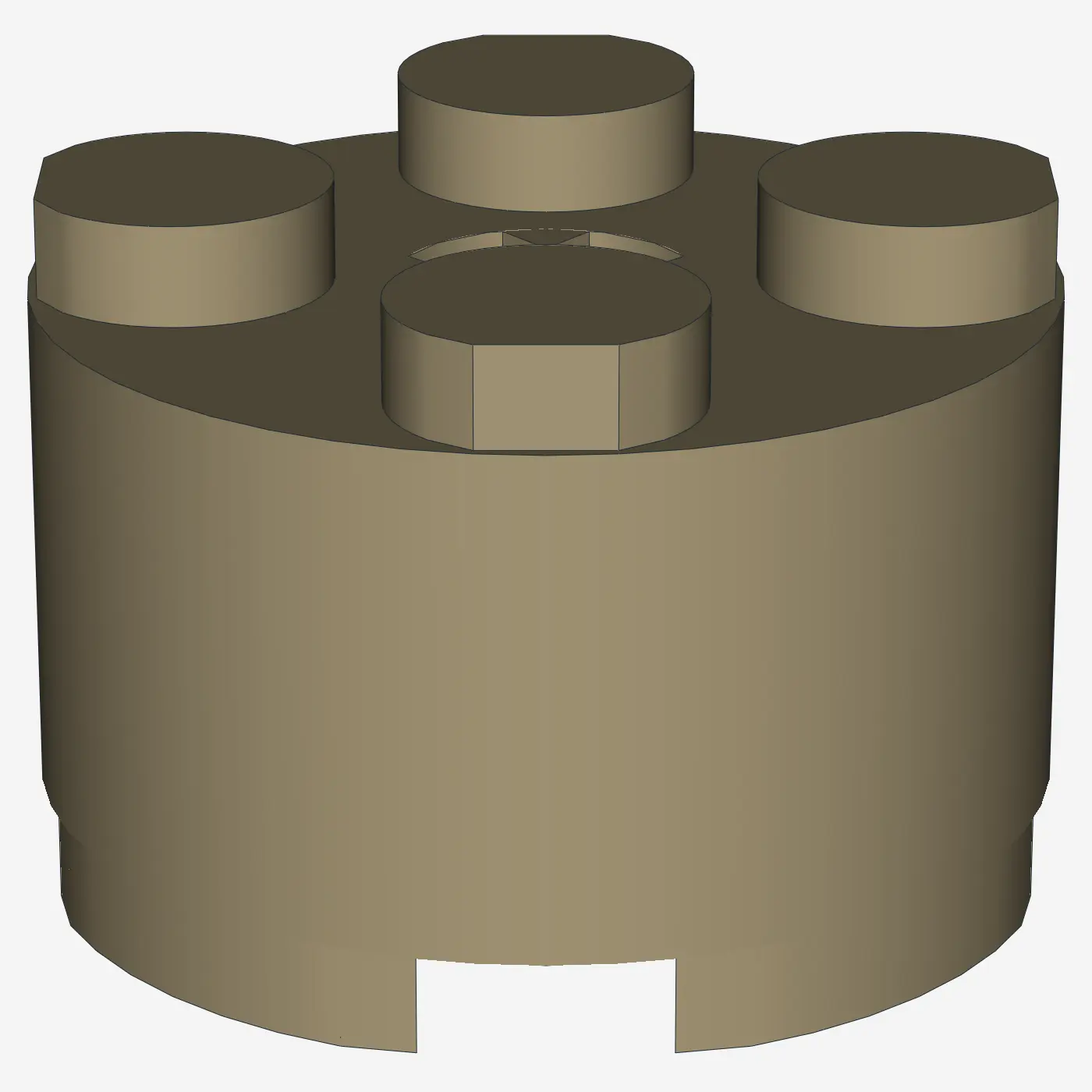 BRICK Ø16 W. CROSS X 50