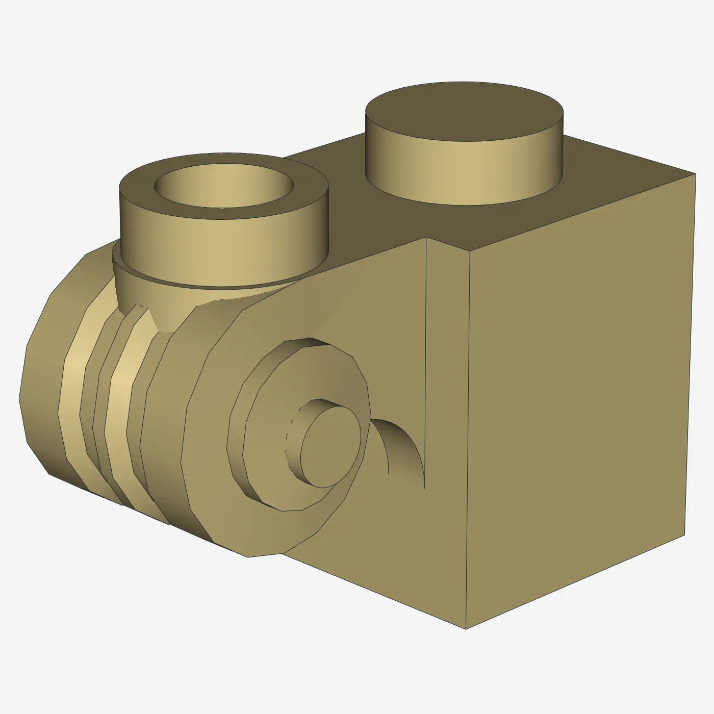 DESIGN BRICK 1X1X2 X 100