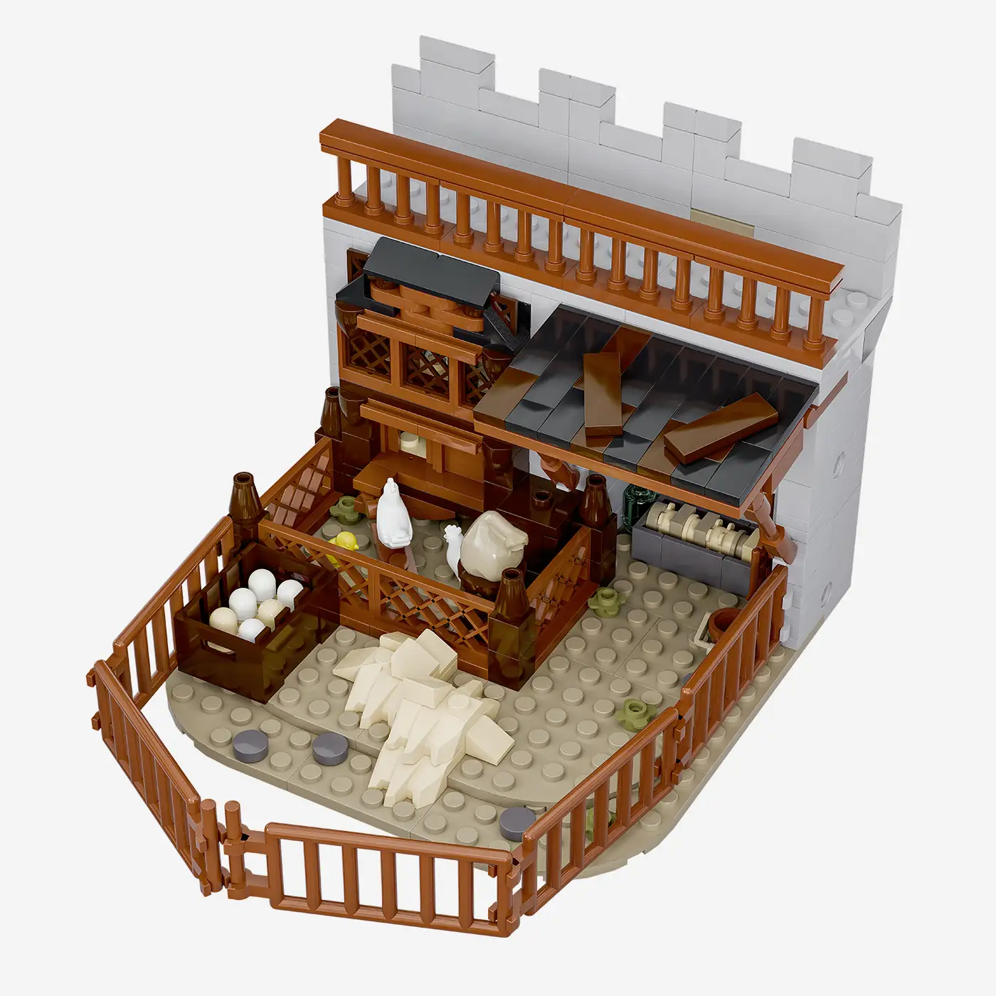 Bear Rock Castle: Animal cages und enclosures