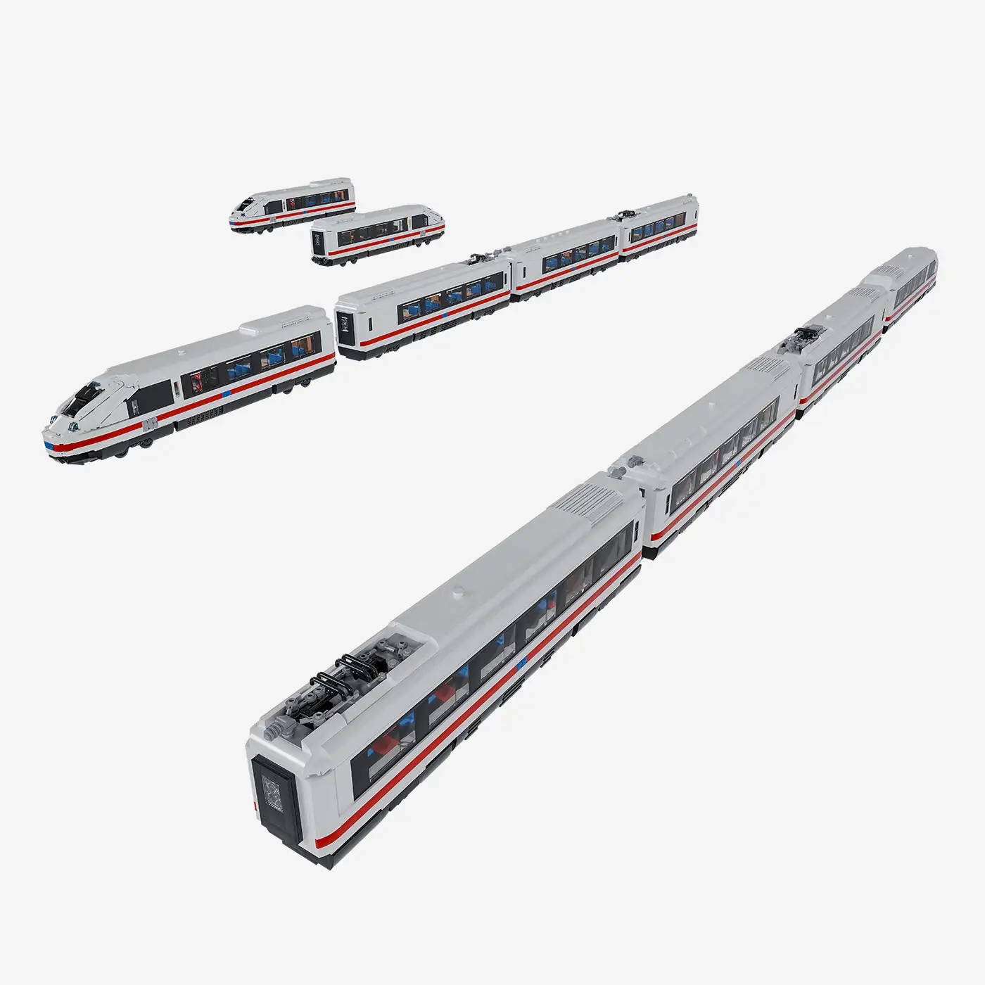 Hochgeschwindigkeits-Triebwagen 2 in 1 (8w)