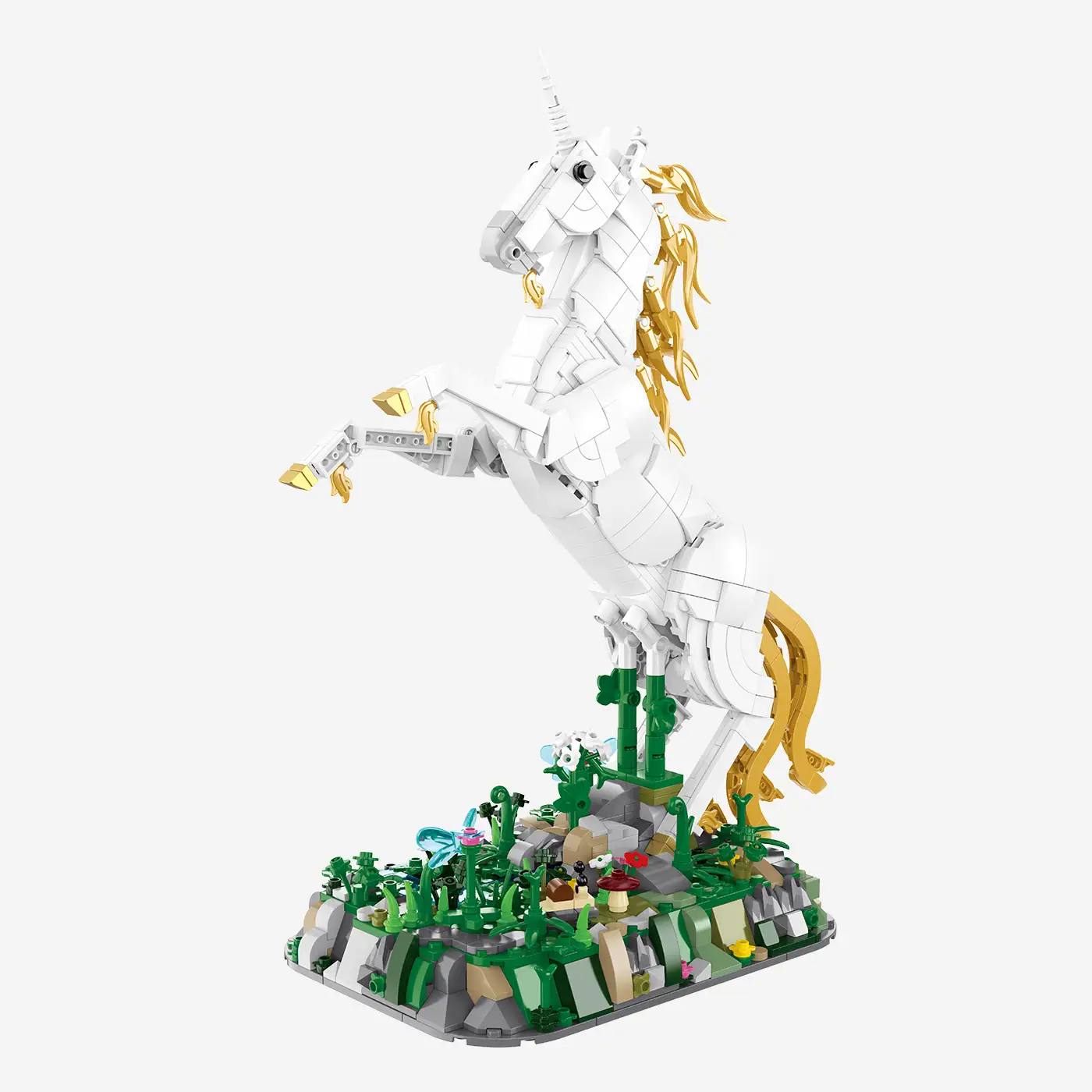 Buy Unicorn Rainbow-Love (diamond blocks) online | BlueBrixx