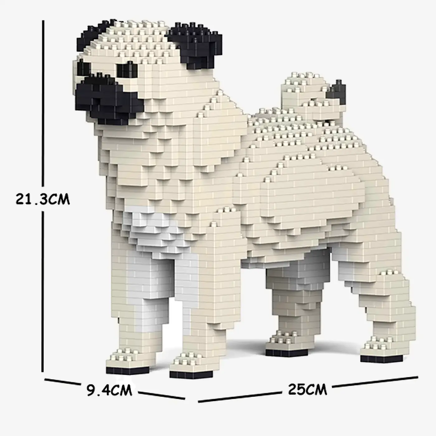 Mops creme weiß