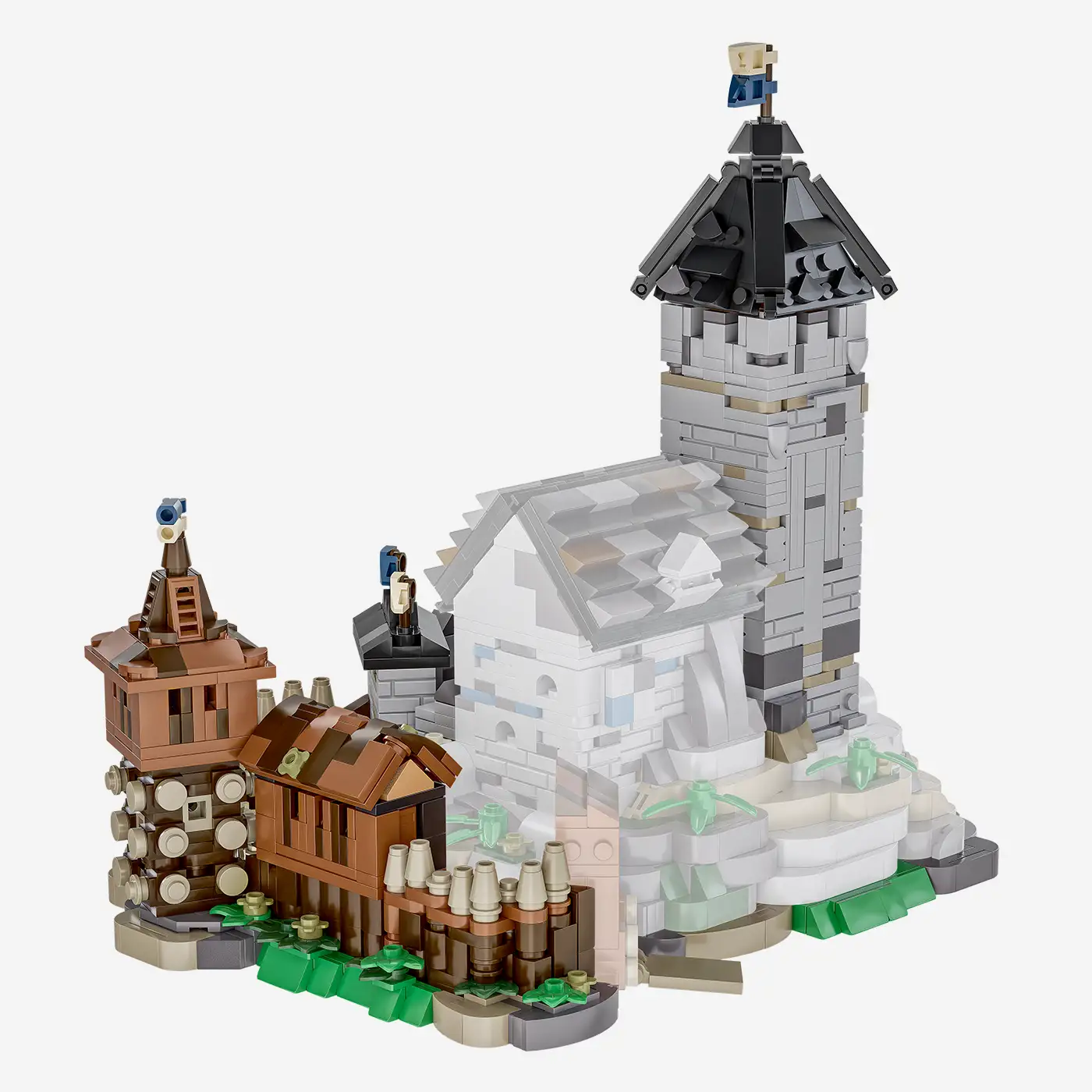 Burg Blaustein – Bergfried und Vorburg