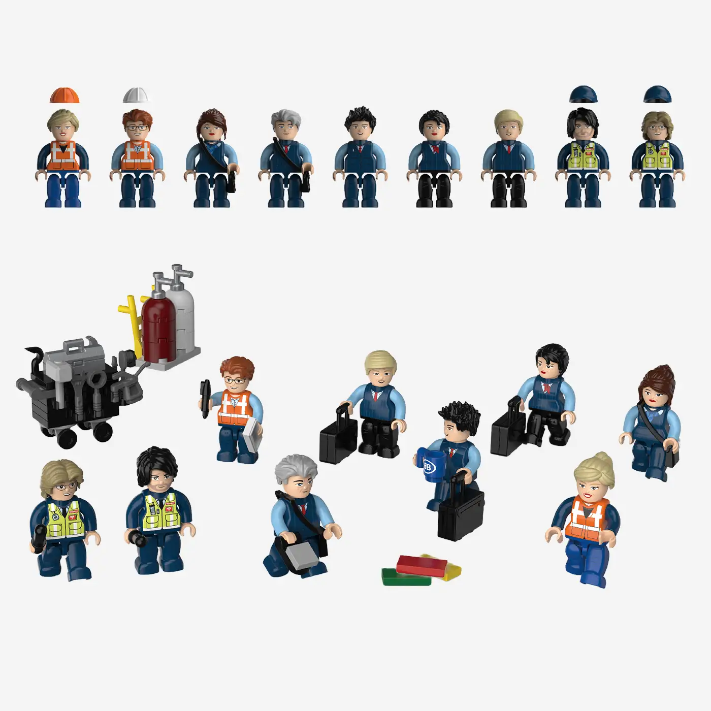 Minifigure - Bahn Employes today