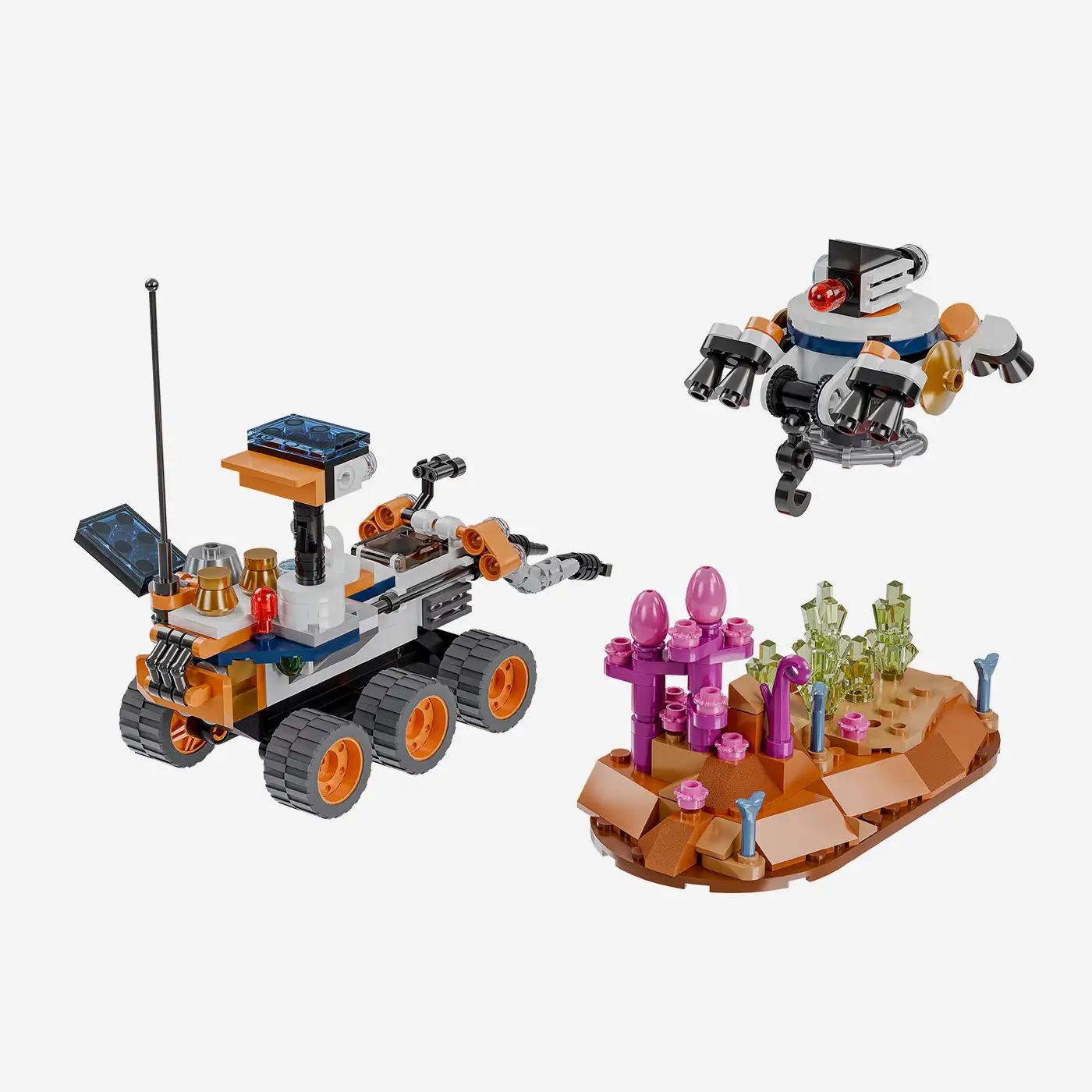 Space Pioneers: Sample Collector with Skycrane