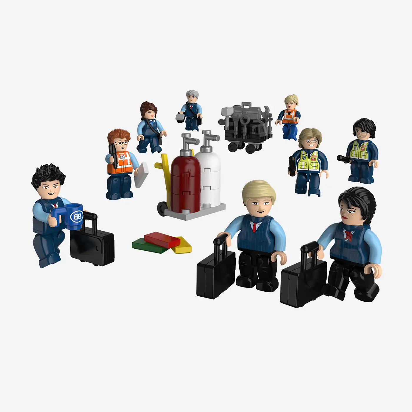 Minifigur - Bahn Personal heute