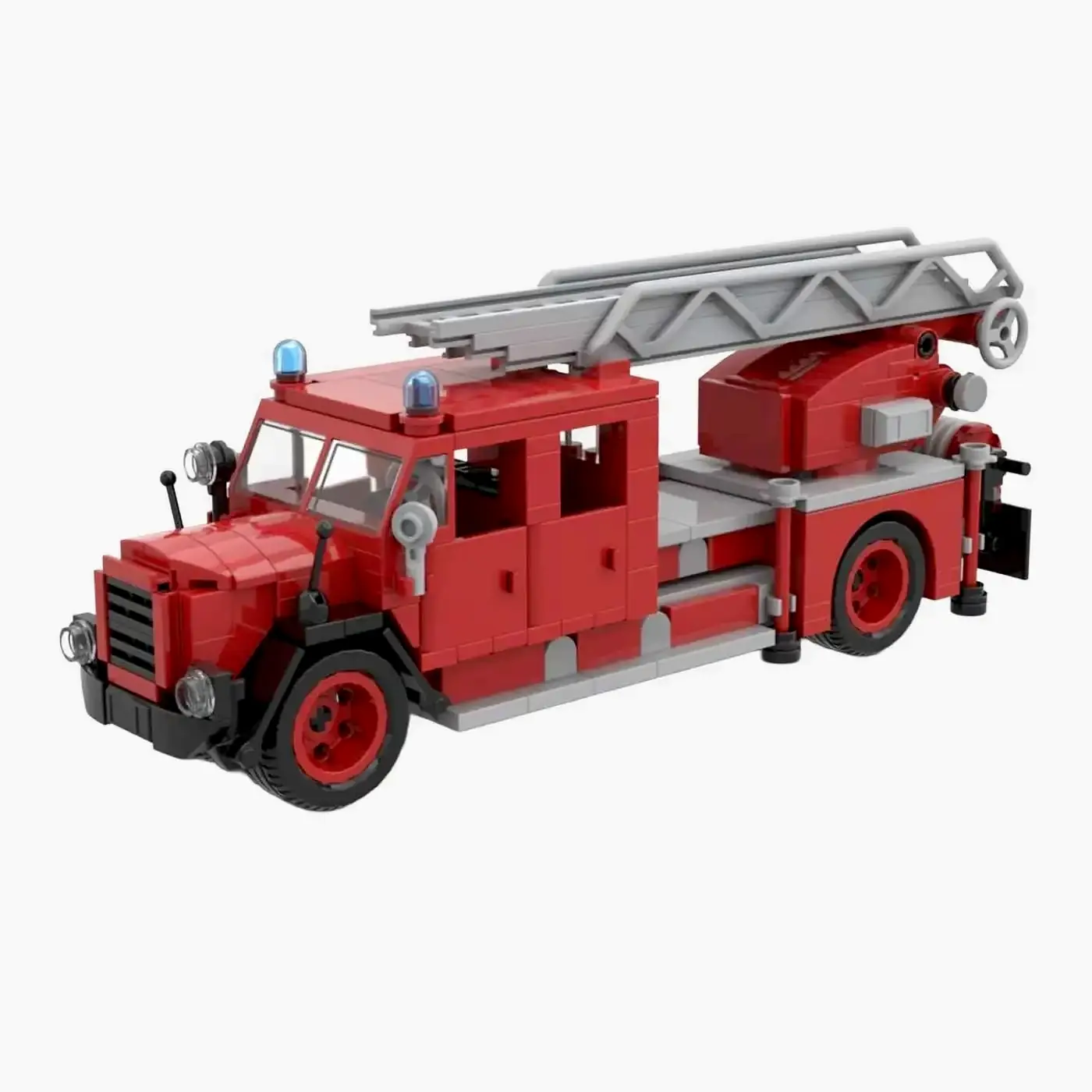 Klassischer Feuerwehr Leiterwagen