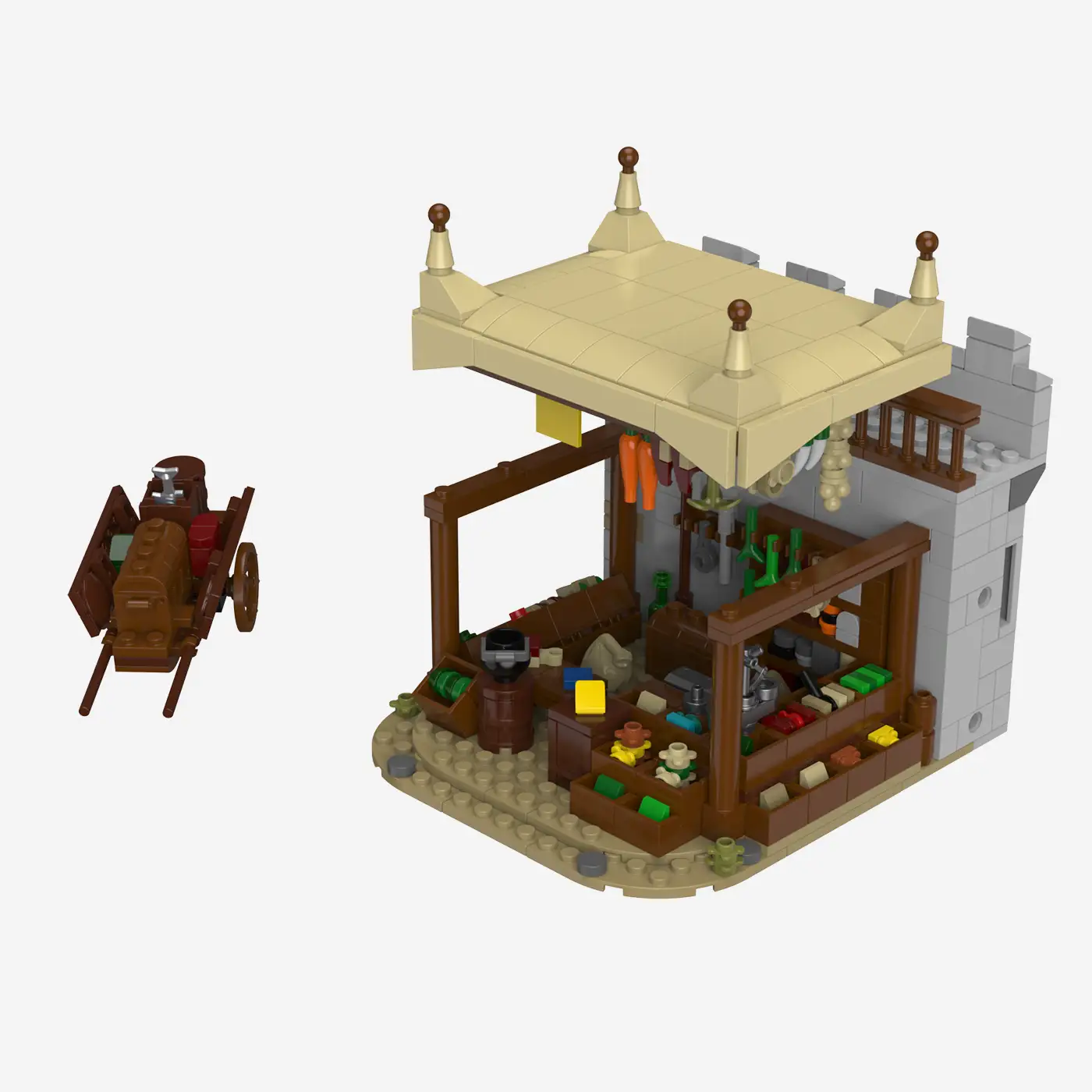Bear Rock Castle: Market stall