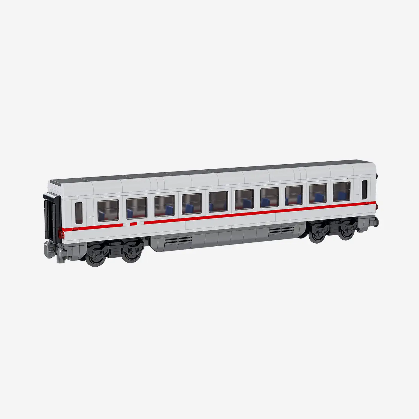 Passagierwagen weiß rot