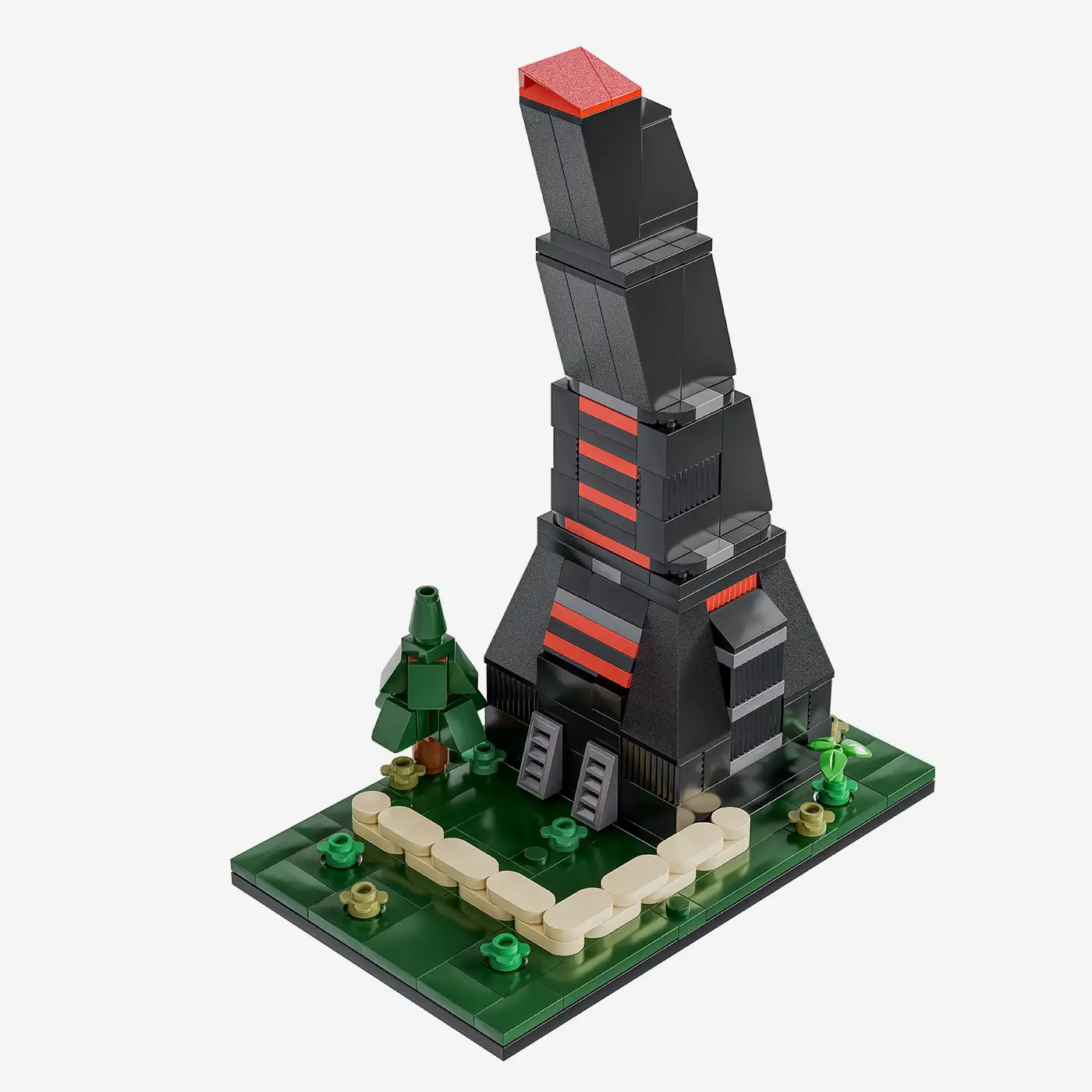 Kristall-Konflikt: Kraftwerk + Flughafen + Obelisk