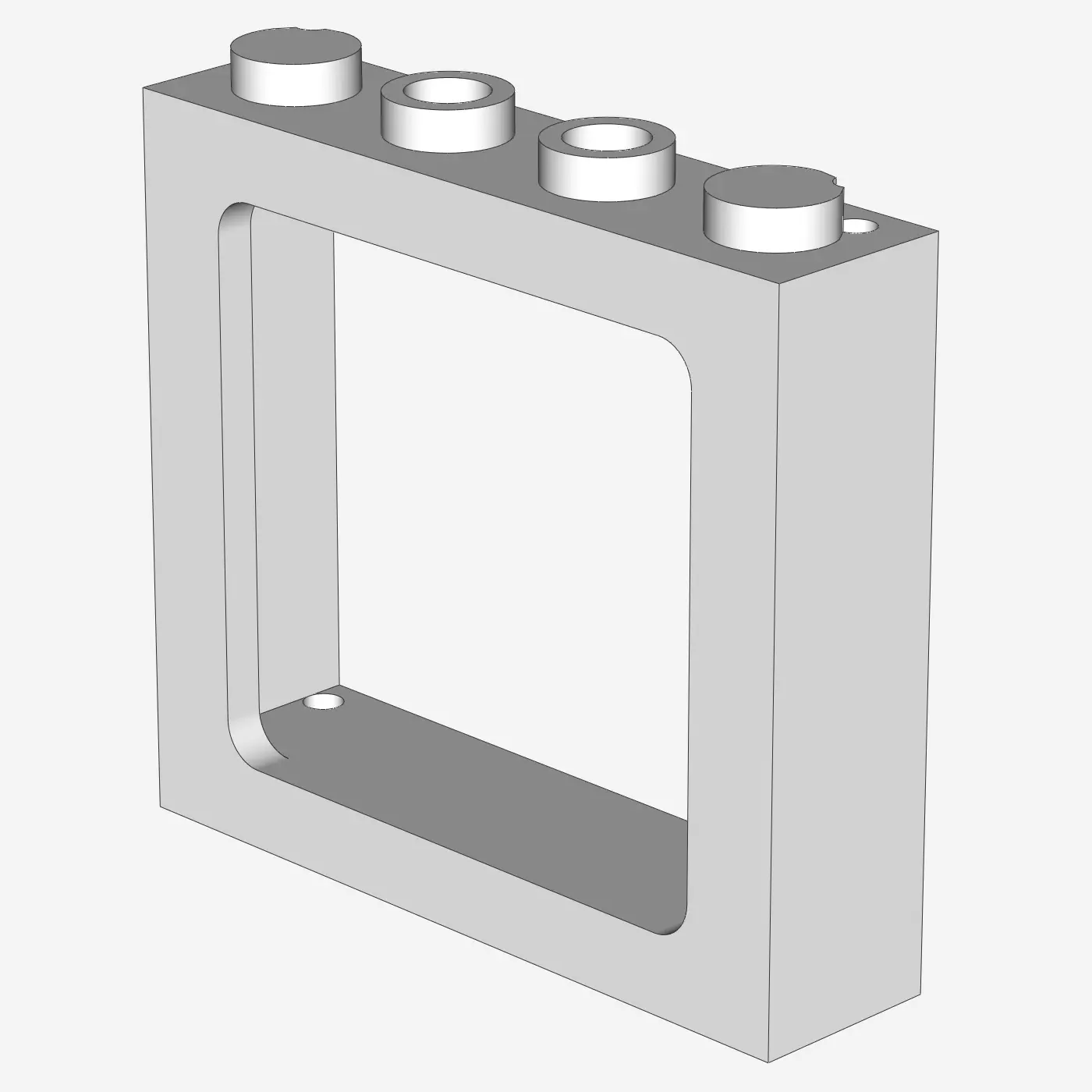 TRAIN WINDOW FRAME 1X4X3 X 25