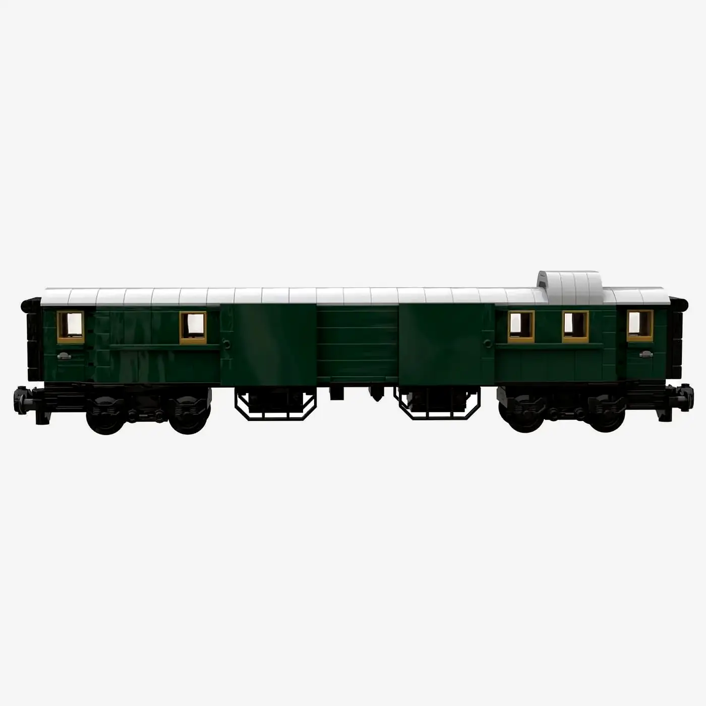 Gepäckwagen dunkelgrün