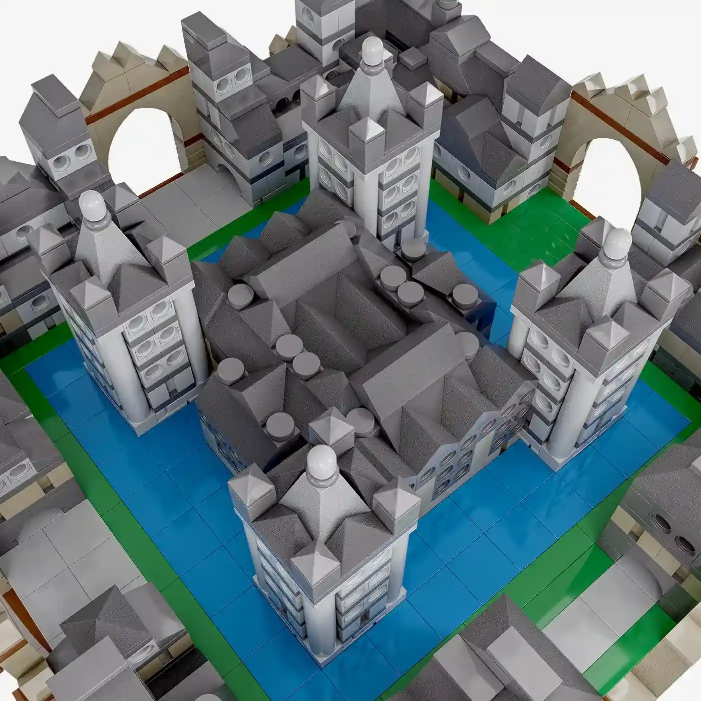 3D-Puzzle: Moated Castle