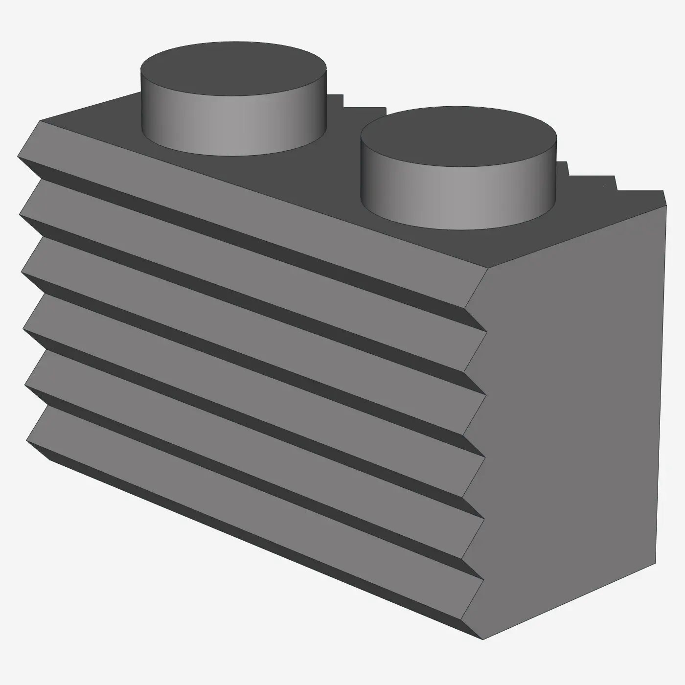 PROFILE BRICK 1X2 X 50