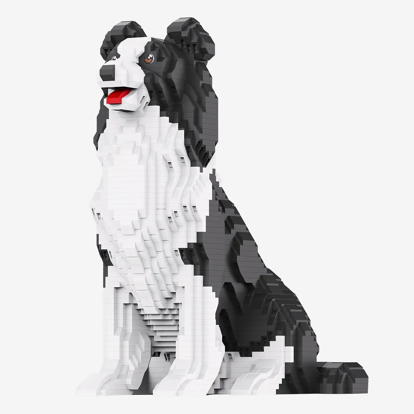 Border Collie (diamond blocks)