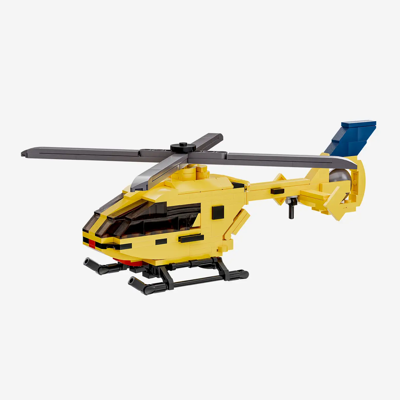 Gelber Rettungshubschrauber