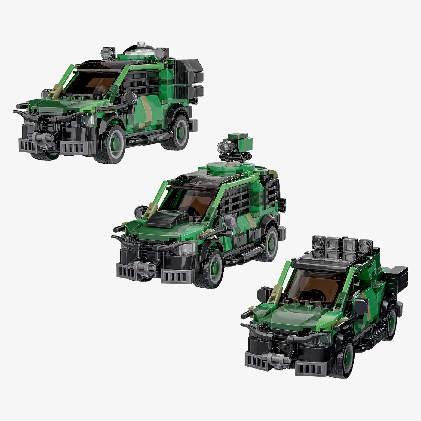 Jungle Expedition: All-Terrain Vehicle set of three