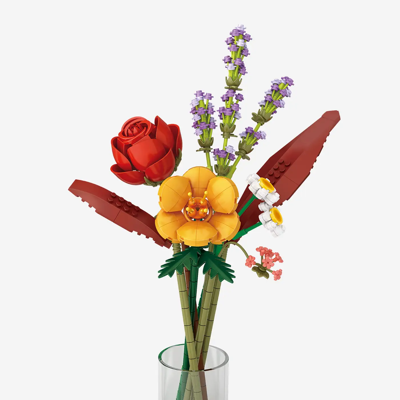 Ewige Blumen: Roter Sonnenuntergang (mini blocks)