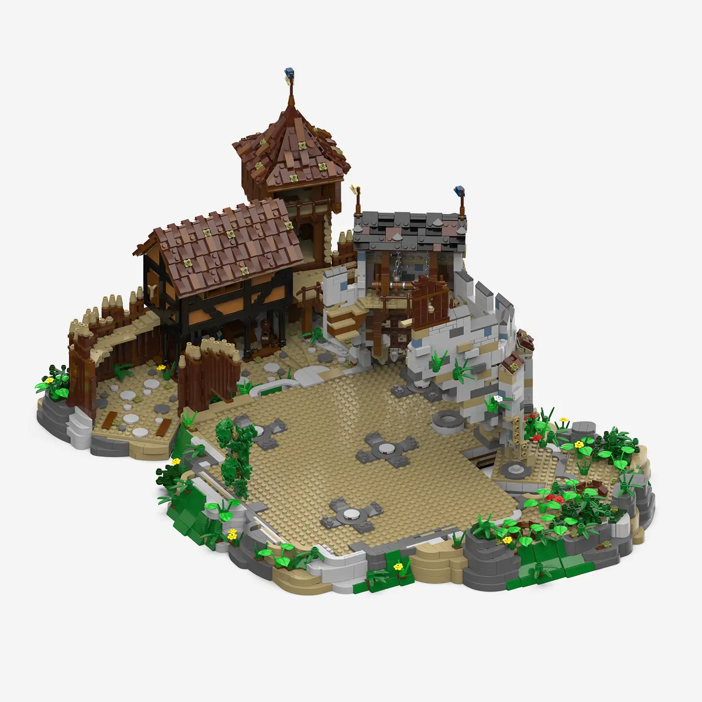 Burg Blaustein: Vorburg