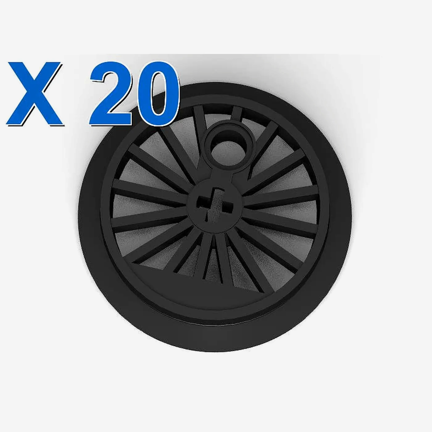 Train Wheel 37mm X 20