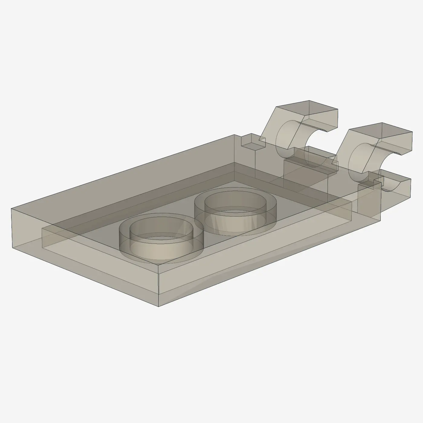 PLATE 2X3 W. HOLDER X 50