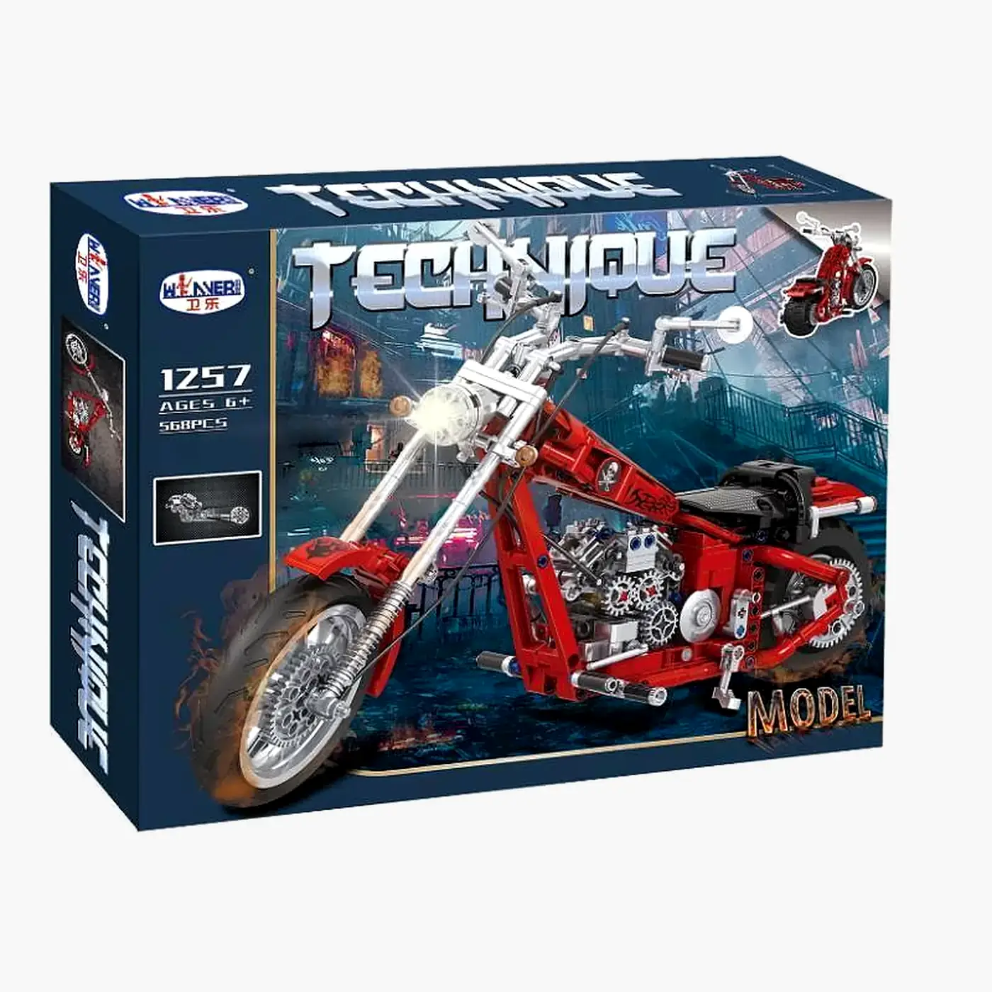 Chopper Bike in red