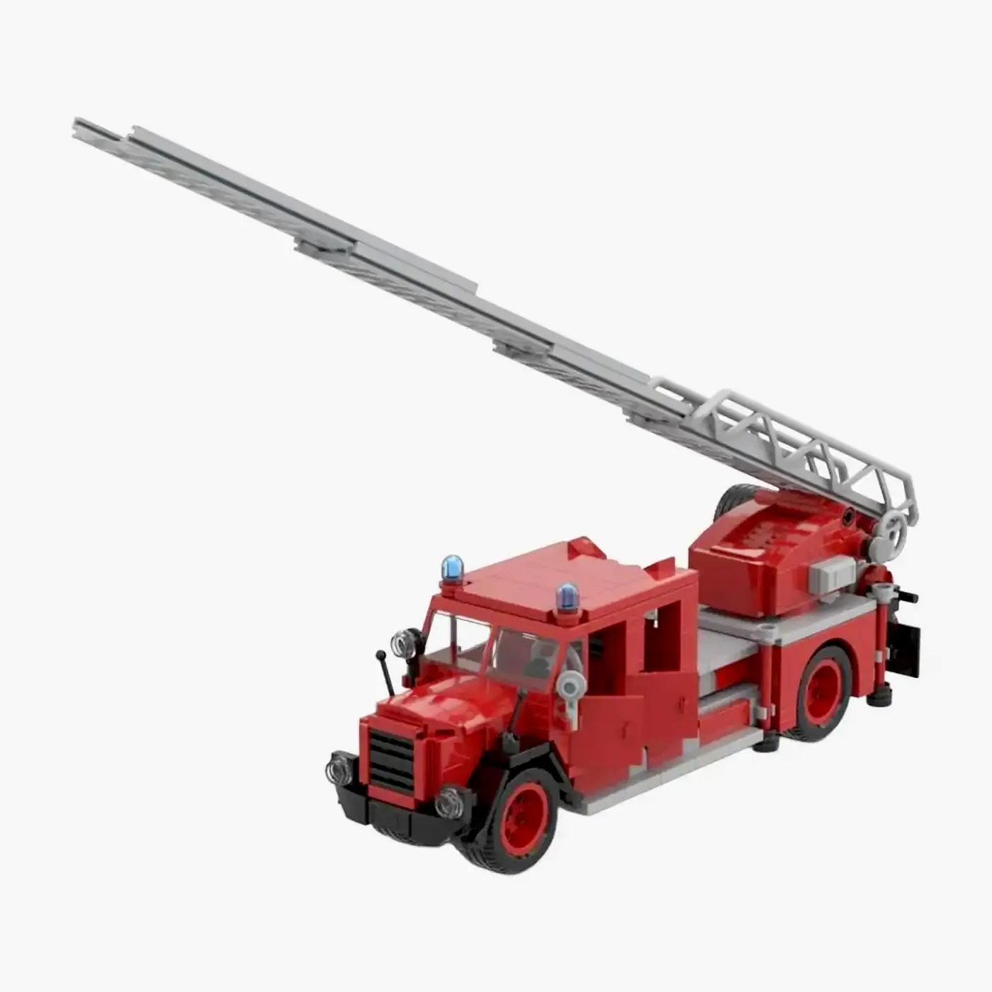 Klassischer Feuerwehr Leiterwagen