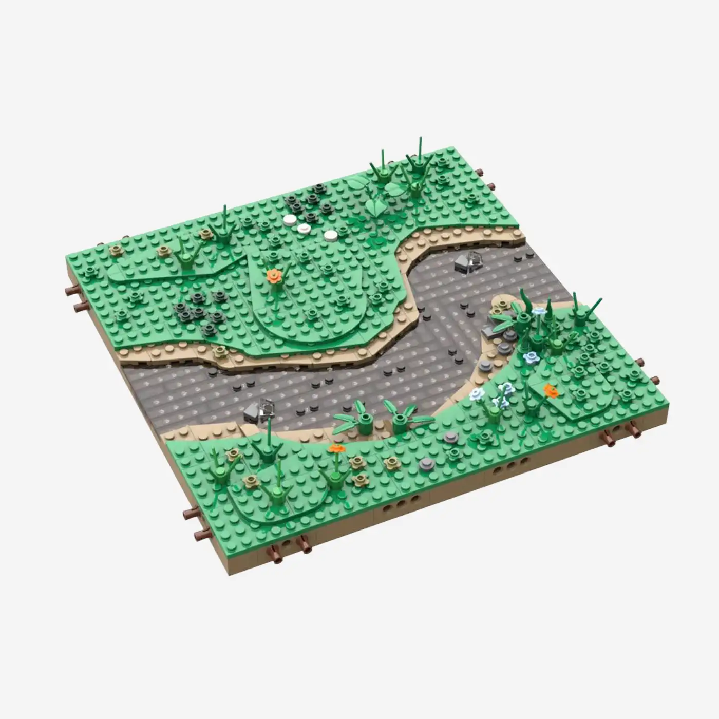 Modulares Landschaftssystem: Bach