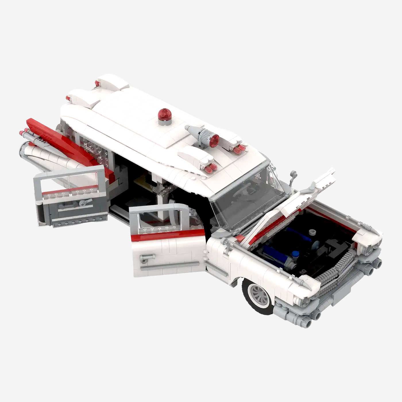 Amerikanischer Krankenwagen 1959 weiß