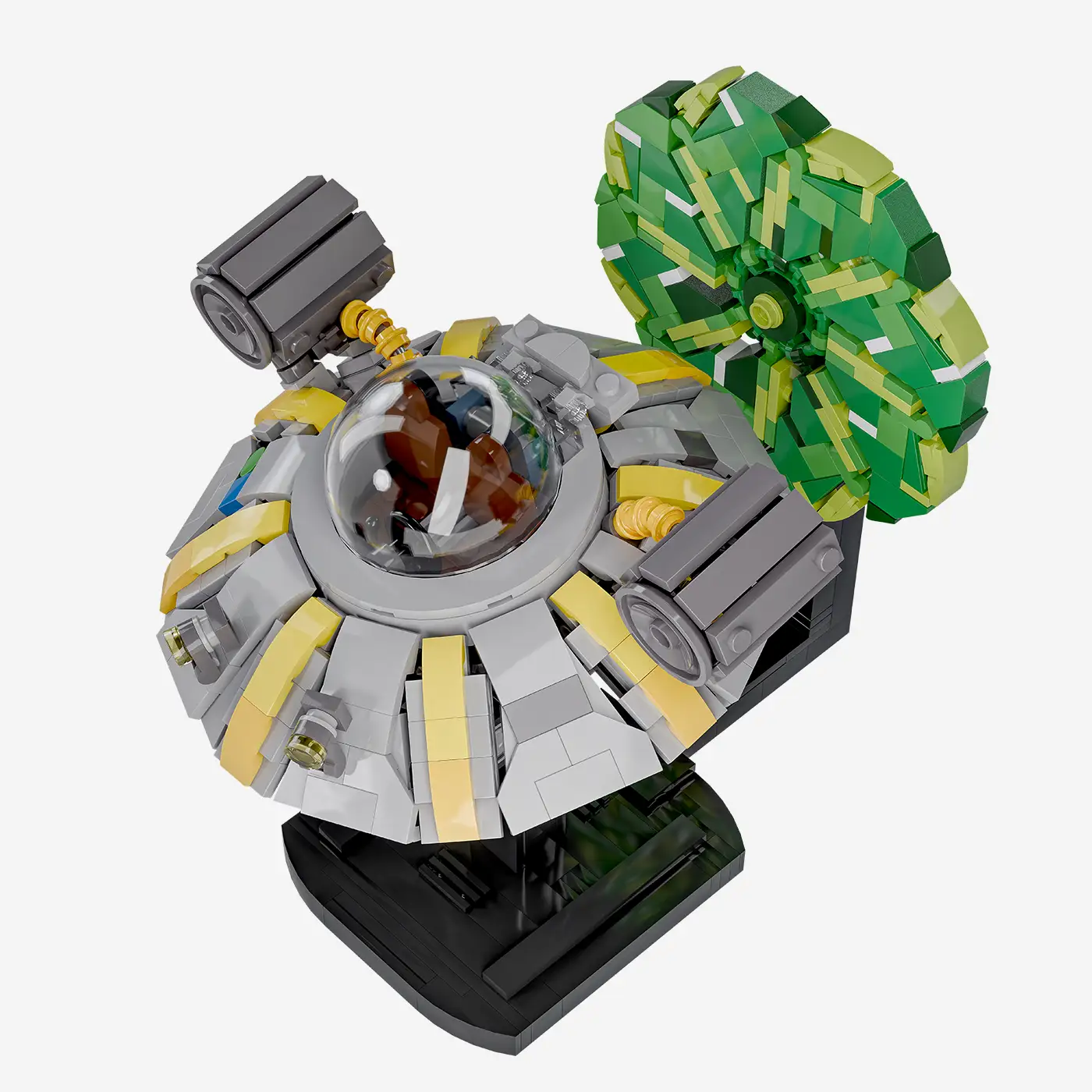 Raumschiff des exzentrischen Wissenschaftlers