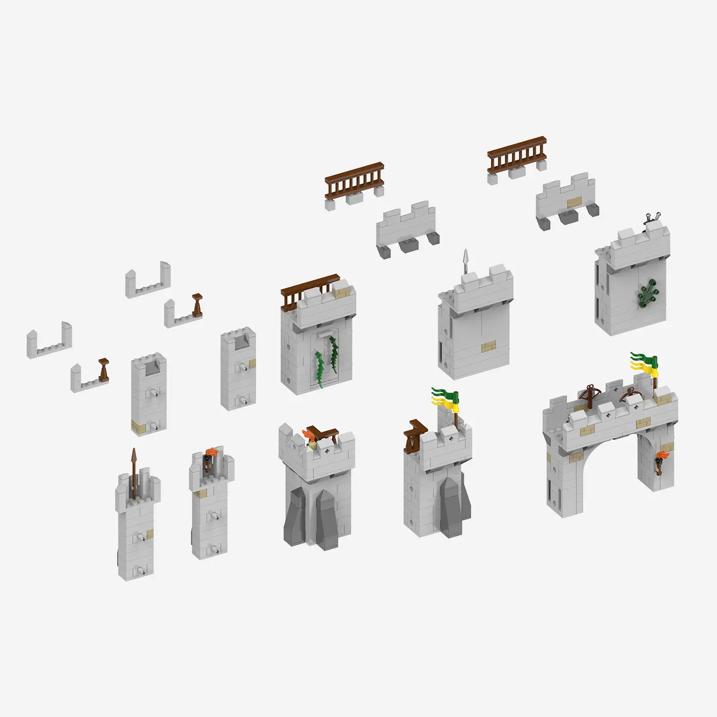 Bear Rock Castle: Wall Expansion - Special elements