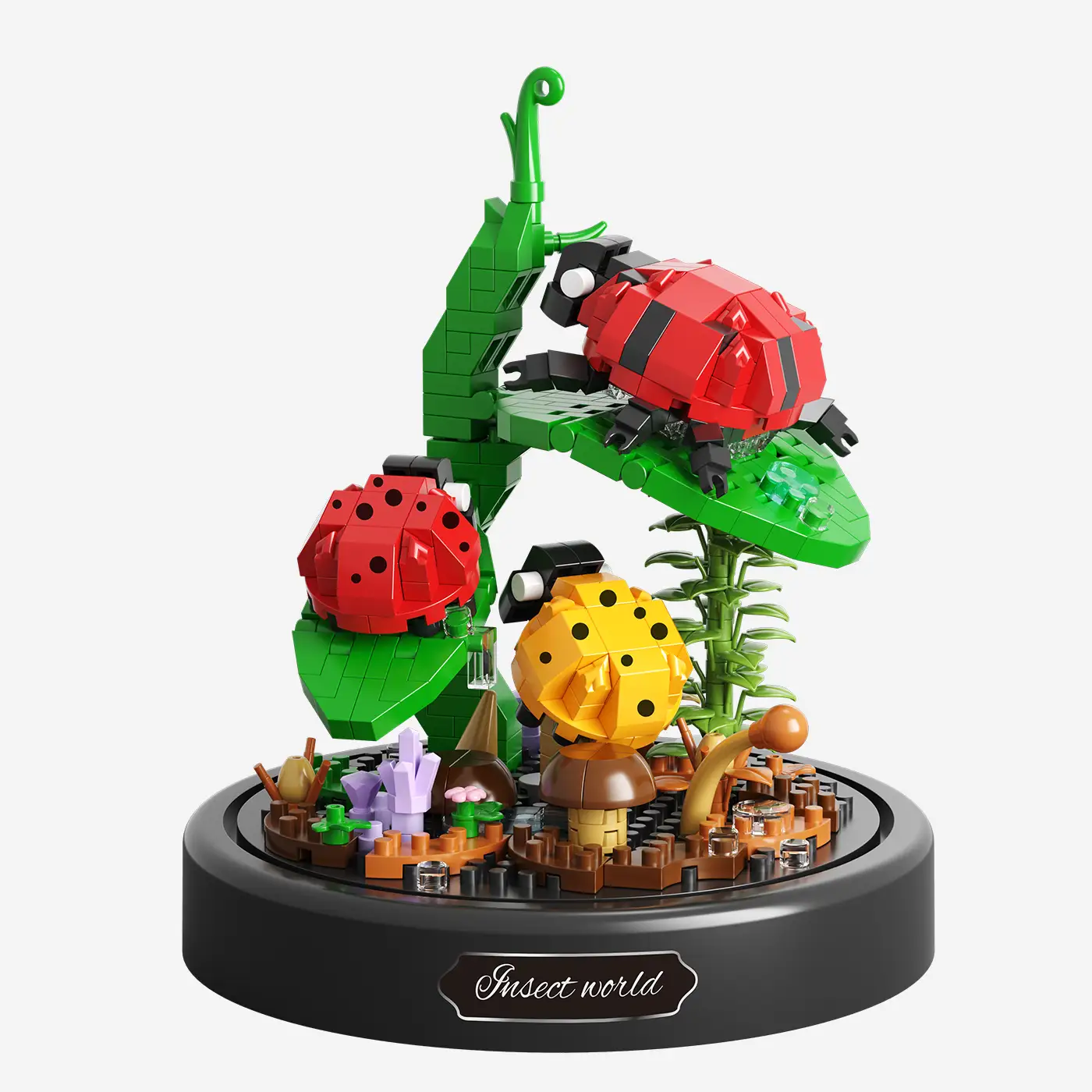 Insect world: Ladybug (diamond blocks)